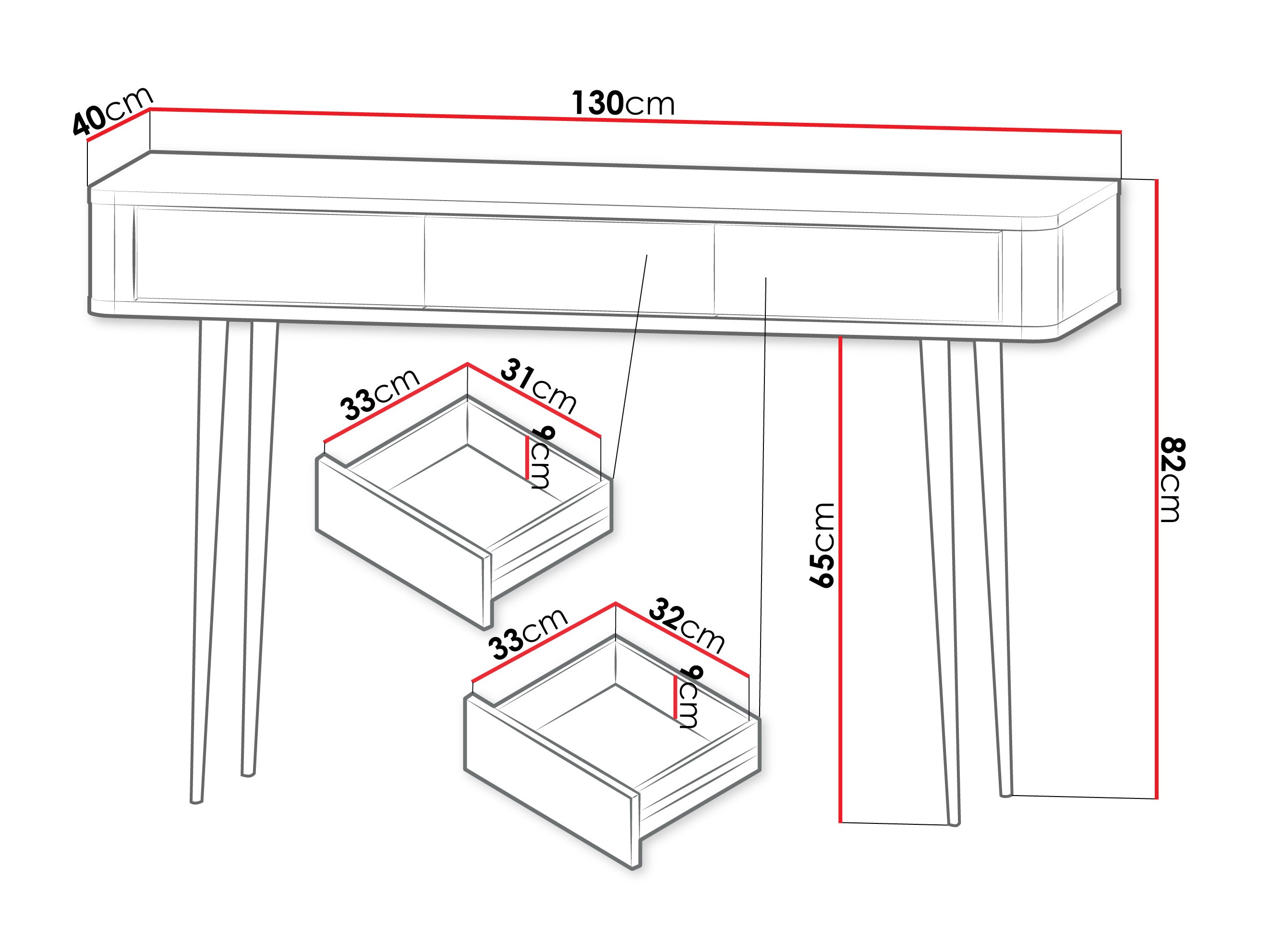 Bureau Lufela 114 (Kasjmier + Notenhout)