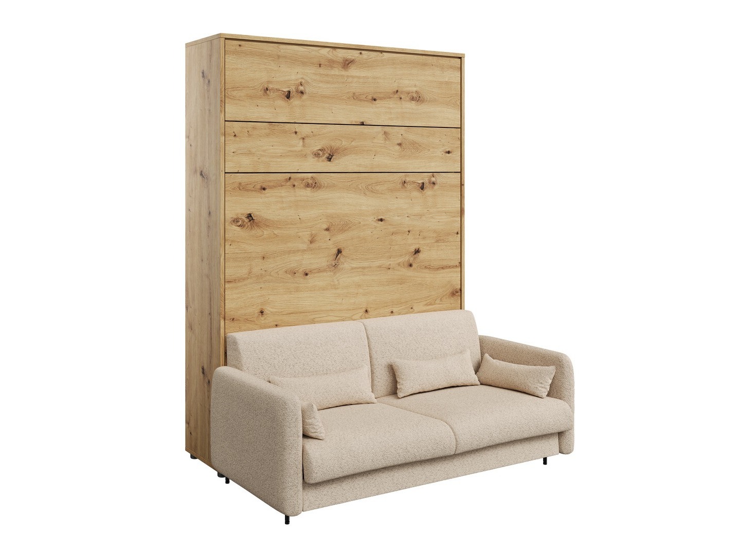 Muurbed Concept Pro Lenart Levfere 138 (Artisan eiken + Beige)