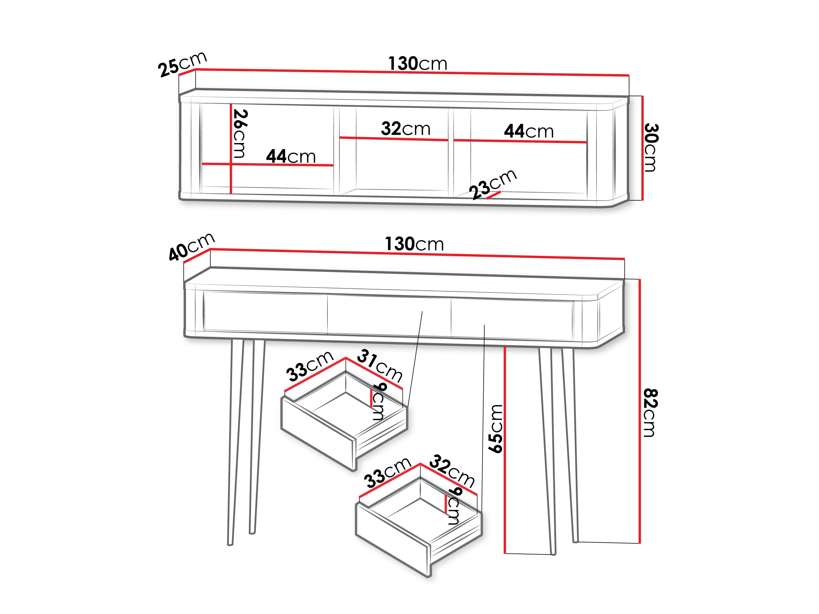Thuiskantoorset Lufela 123 (Kasjmier + Grijs marmer)
