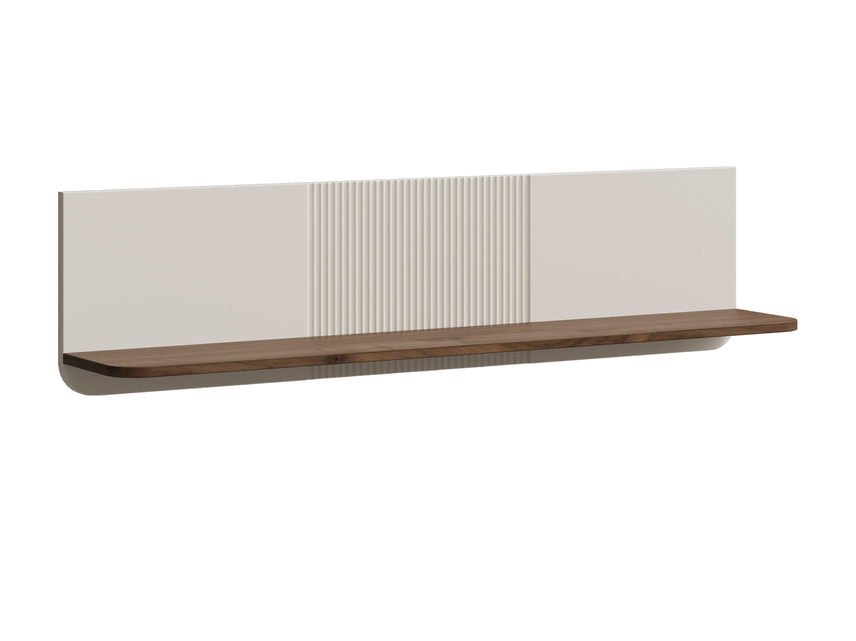 Wandplank Lufela 118 (Kasjmier + Notenhout)