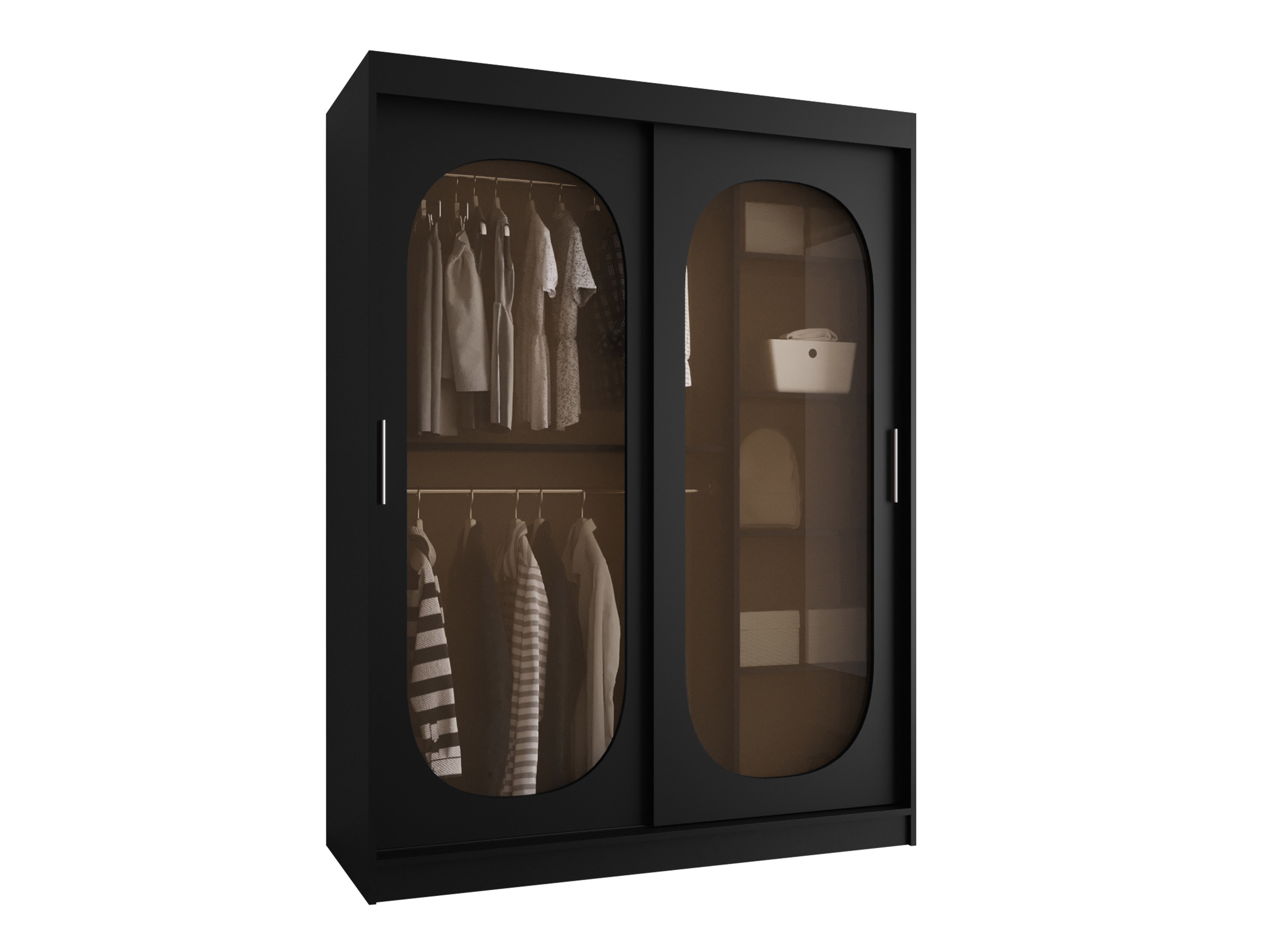 Kledingkast Hartford 519 (Zwart)