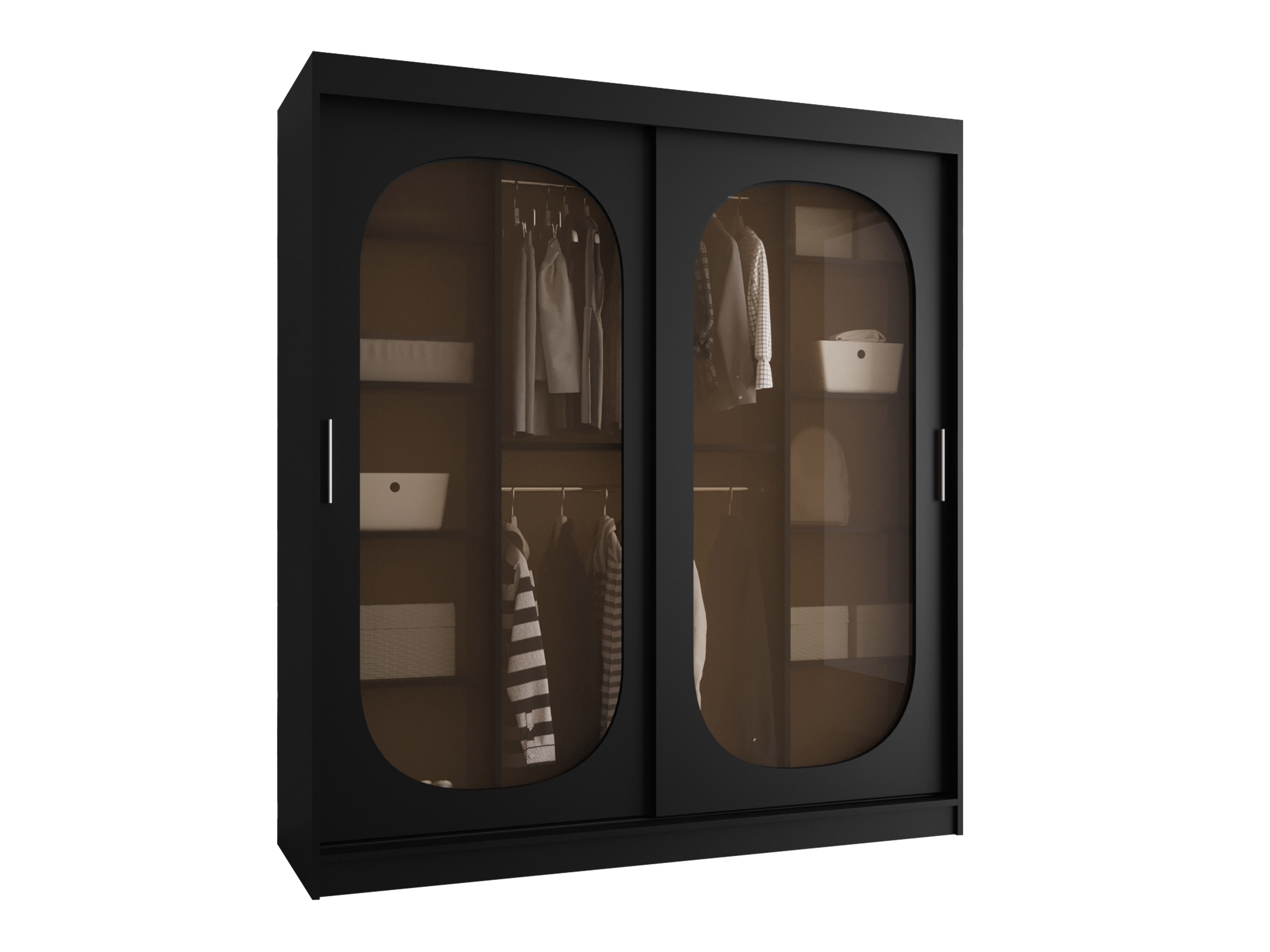 Kledingkast Hartford 520 (Zwart)