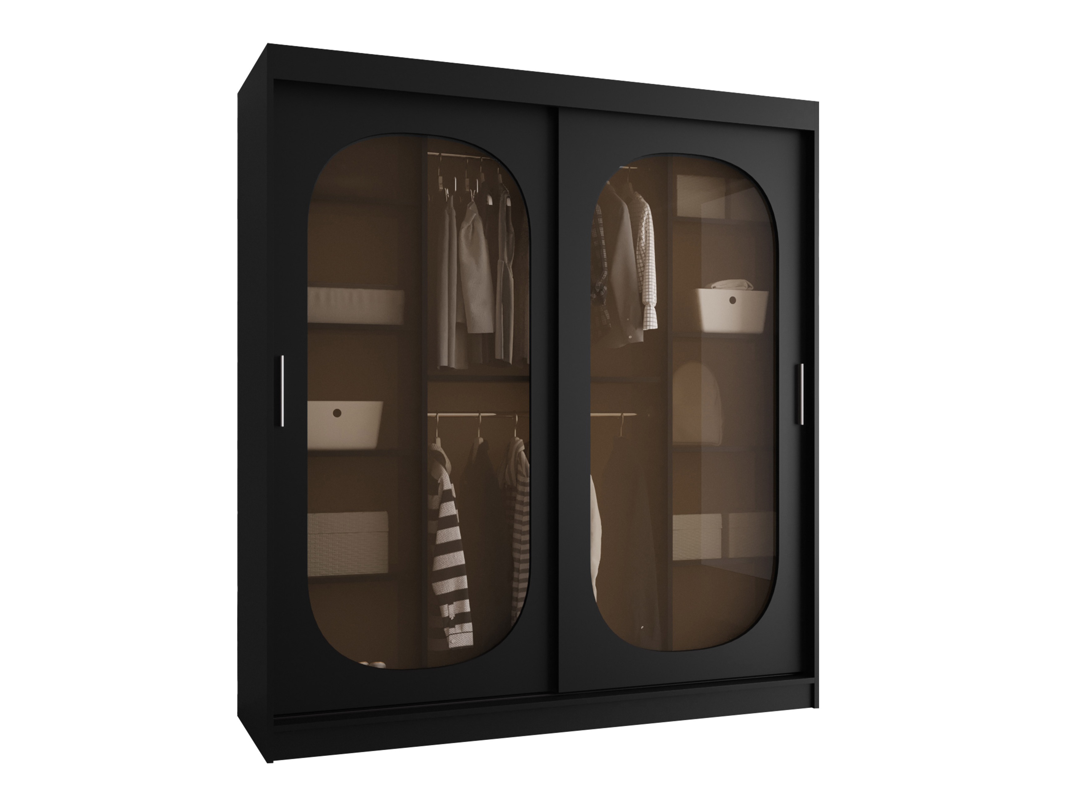 Kledingkast Hartford 520 (Zwart)