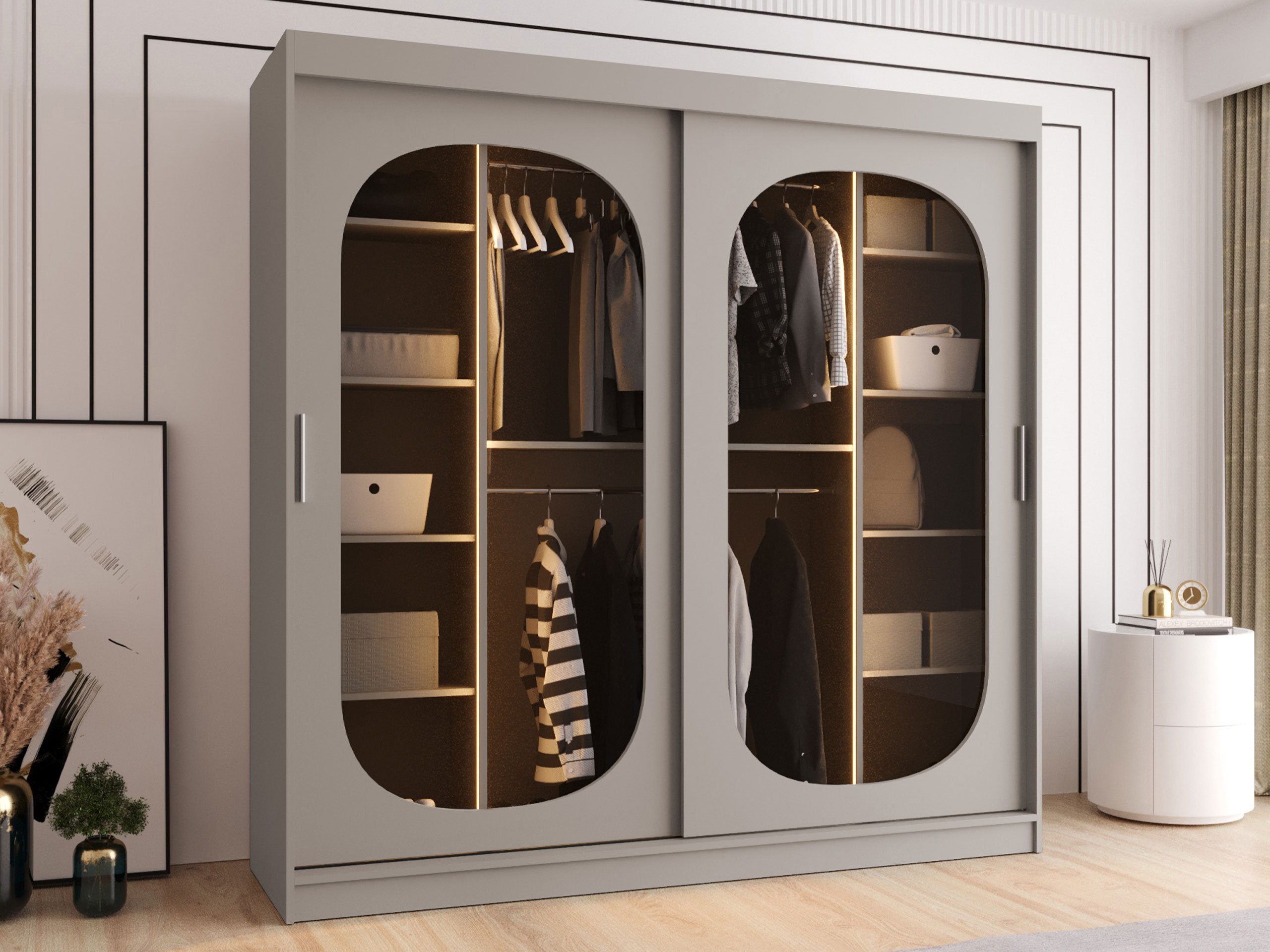 Kledingkast Hartford 521 (Kasjmier)