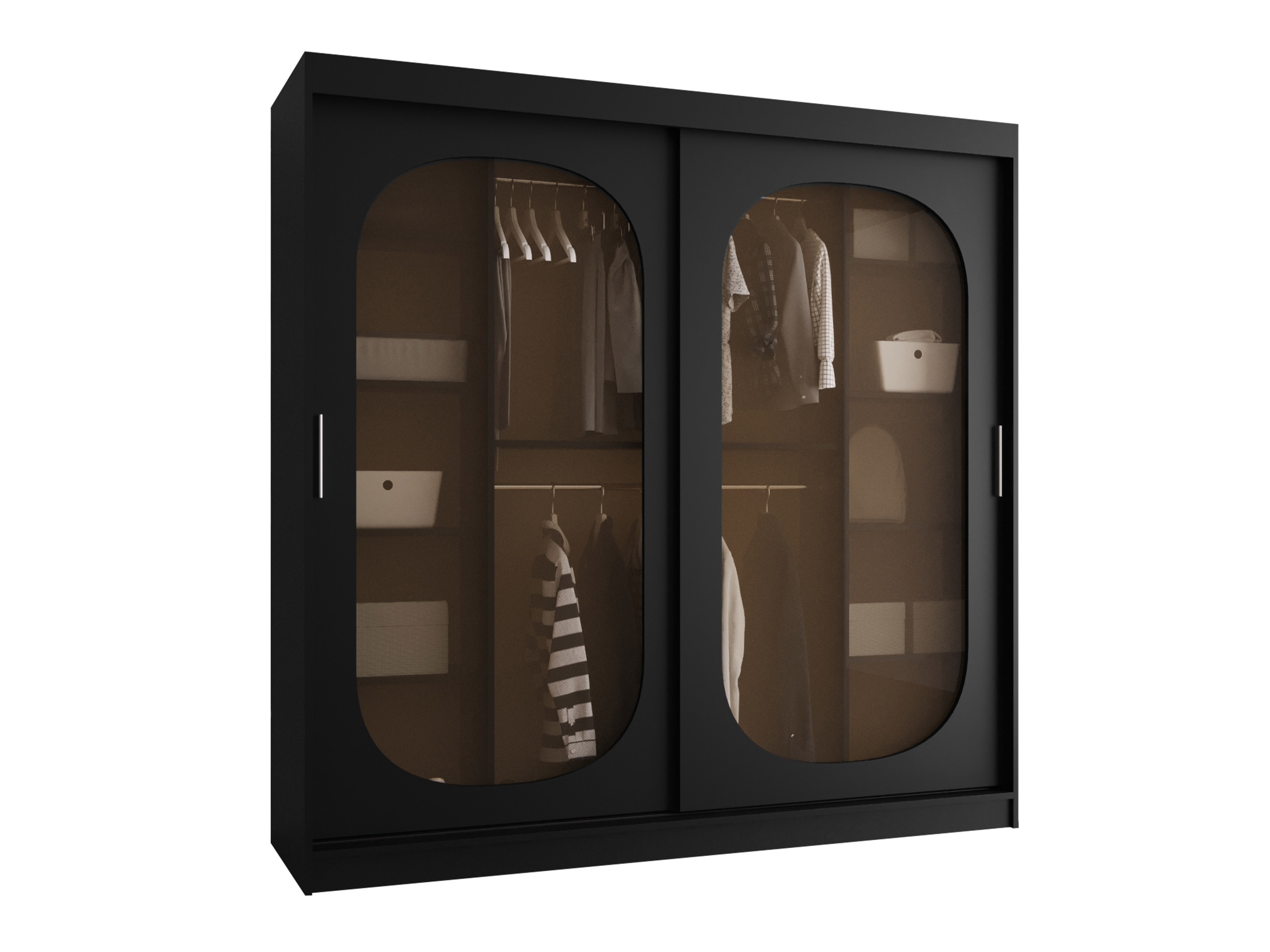 Kledingkast Hartford 521 (Zwart)