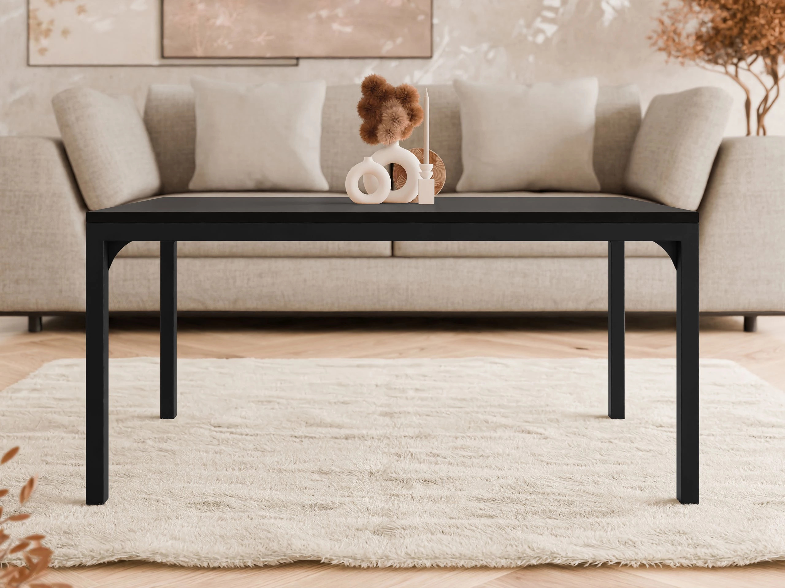 Salontafel Oswego 138 (Zwart)