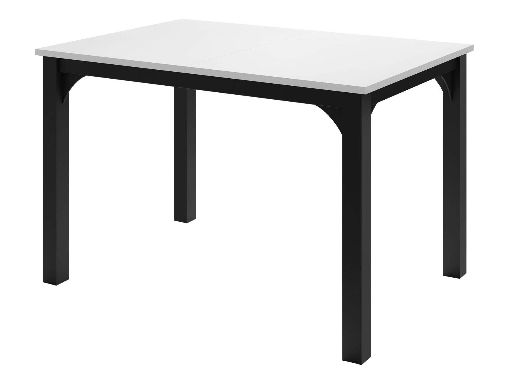 Tafel Oswego 135 (Wit + Zwart)