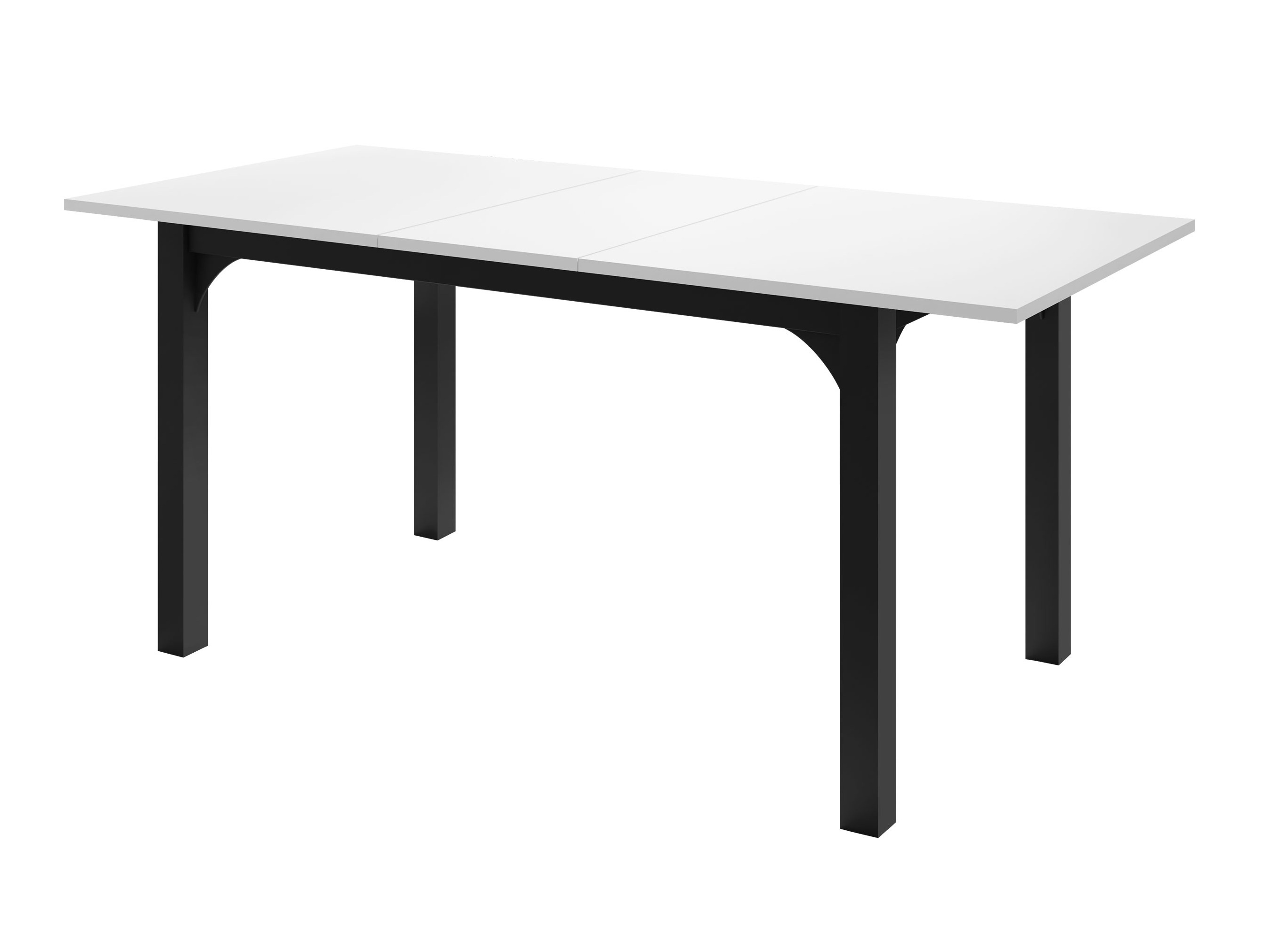 Tafel Oswego 136 (Zwart marmer + Zwart)