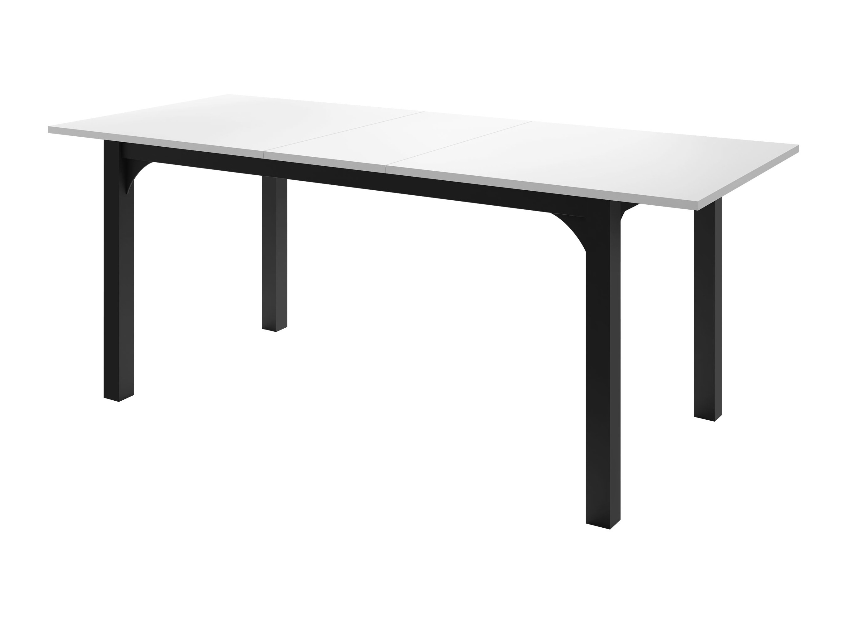 Tafel Oswego 137 (Notenhout + Zwart)