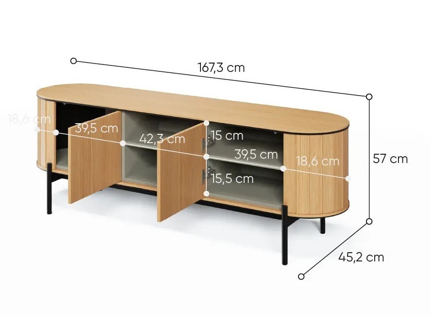 TV-meubel Elbdore 104