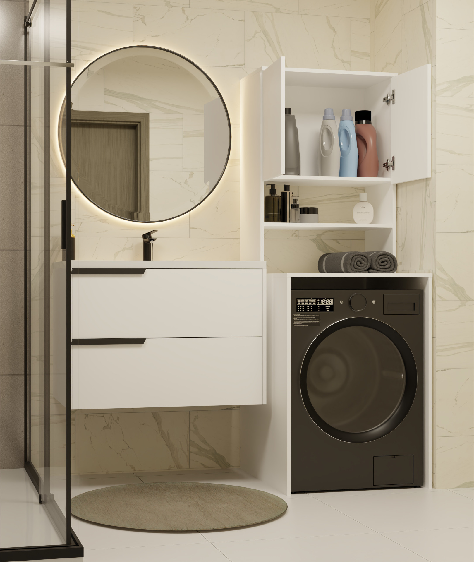 Plank voor de badkamer Balelbo 107