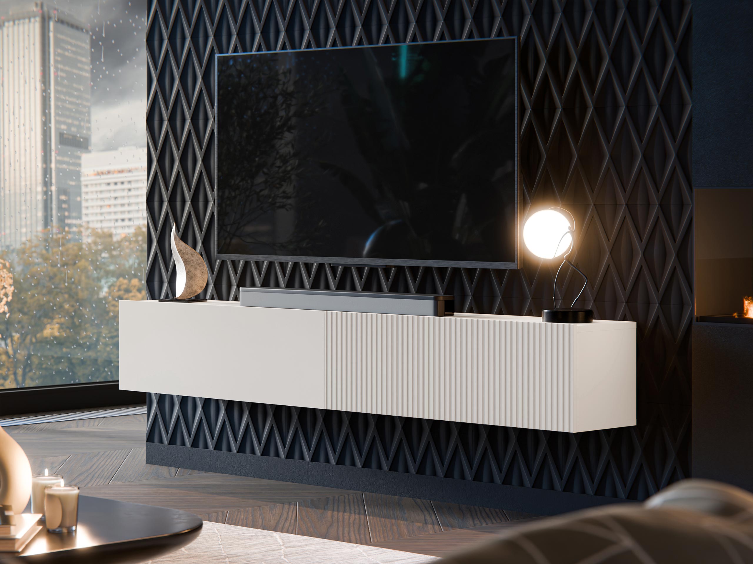 TV-meubel Calveru 101 (Kasjmier)