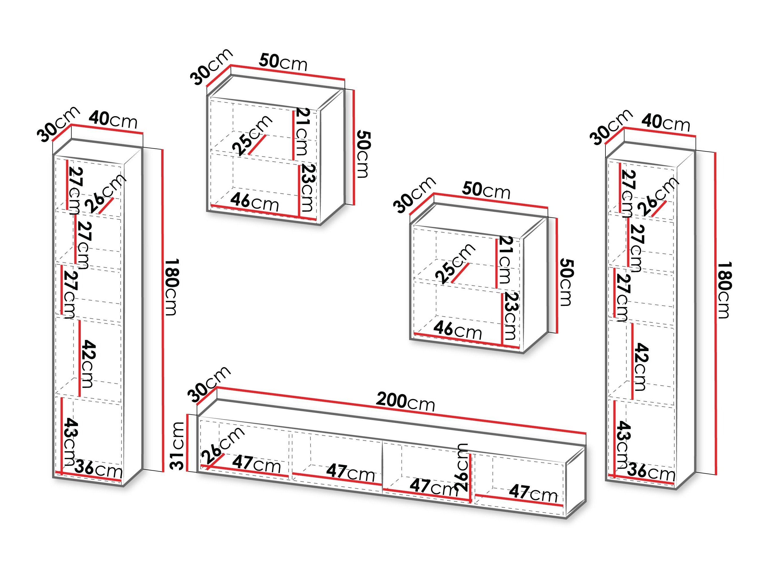 Woonkamerset Species V (Kasjmier)