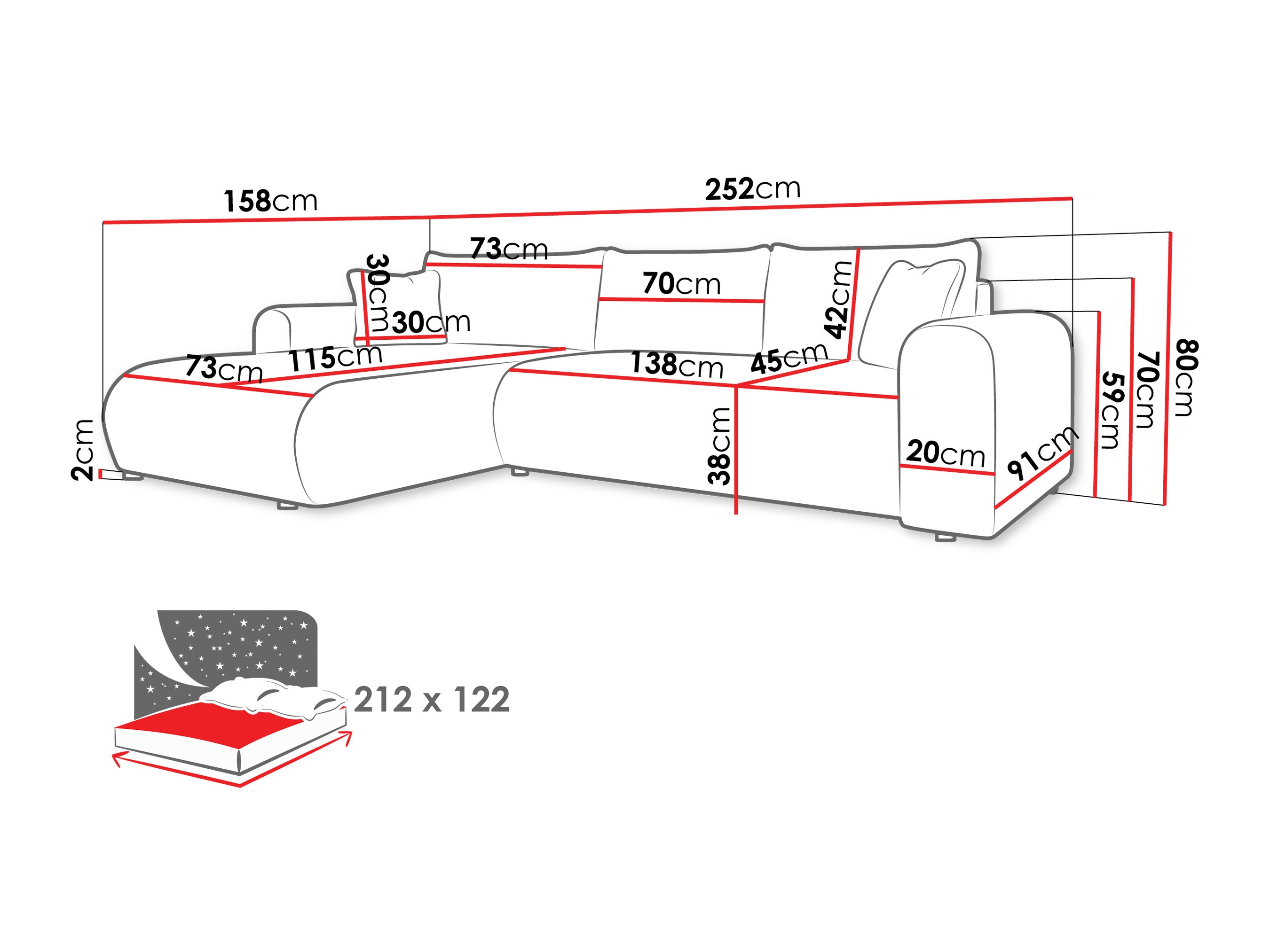 Hoekbank Comfivo 449 (Poso 05)