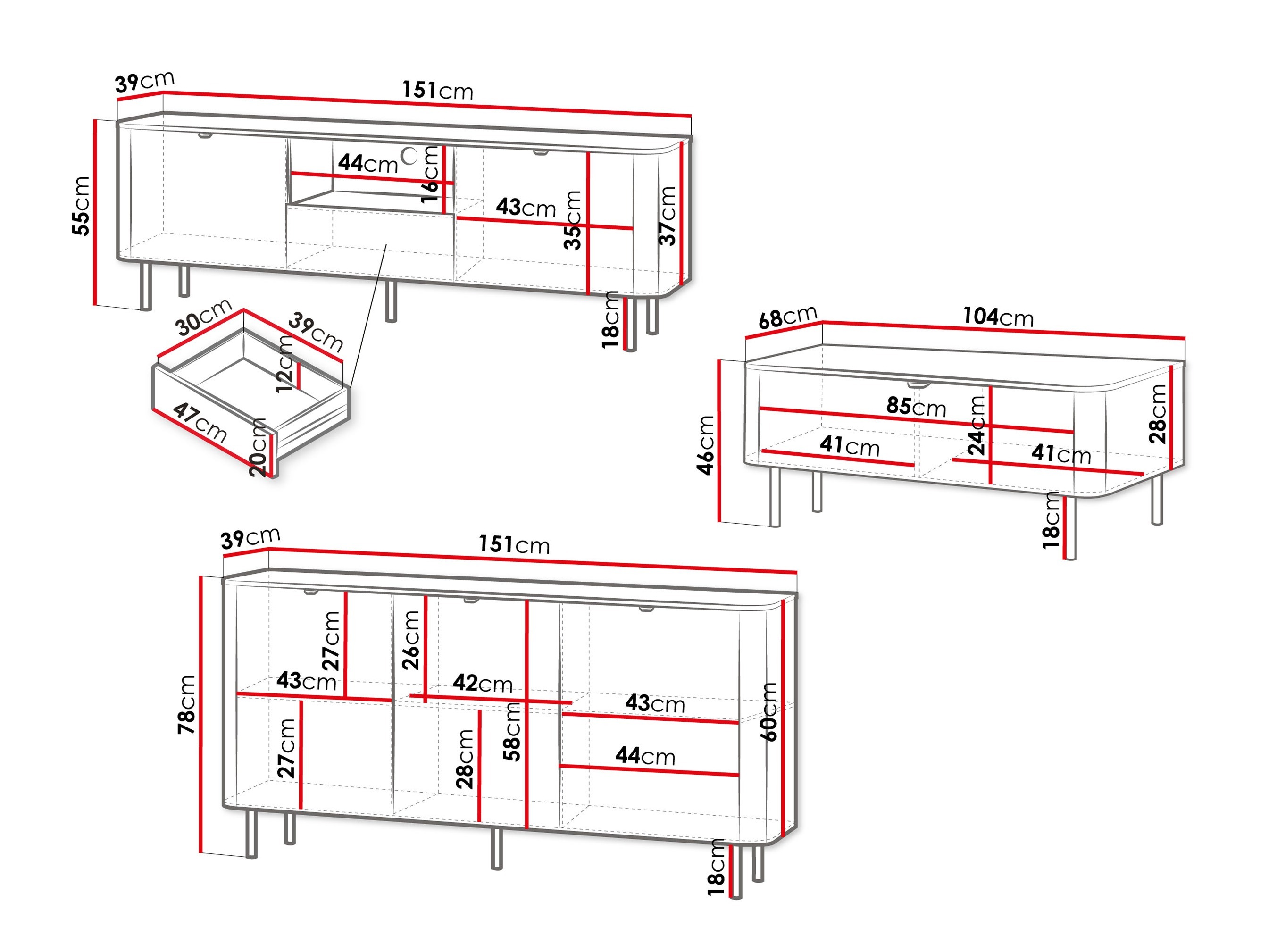 Woonkamerset Tebeni 105
