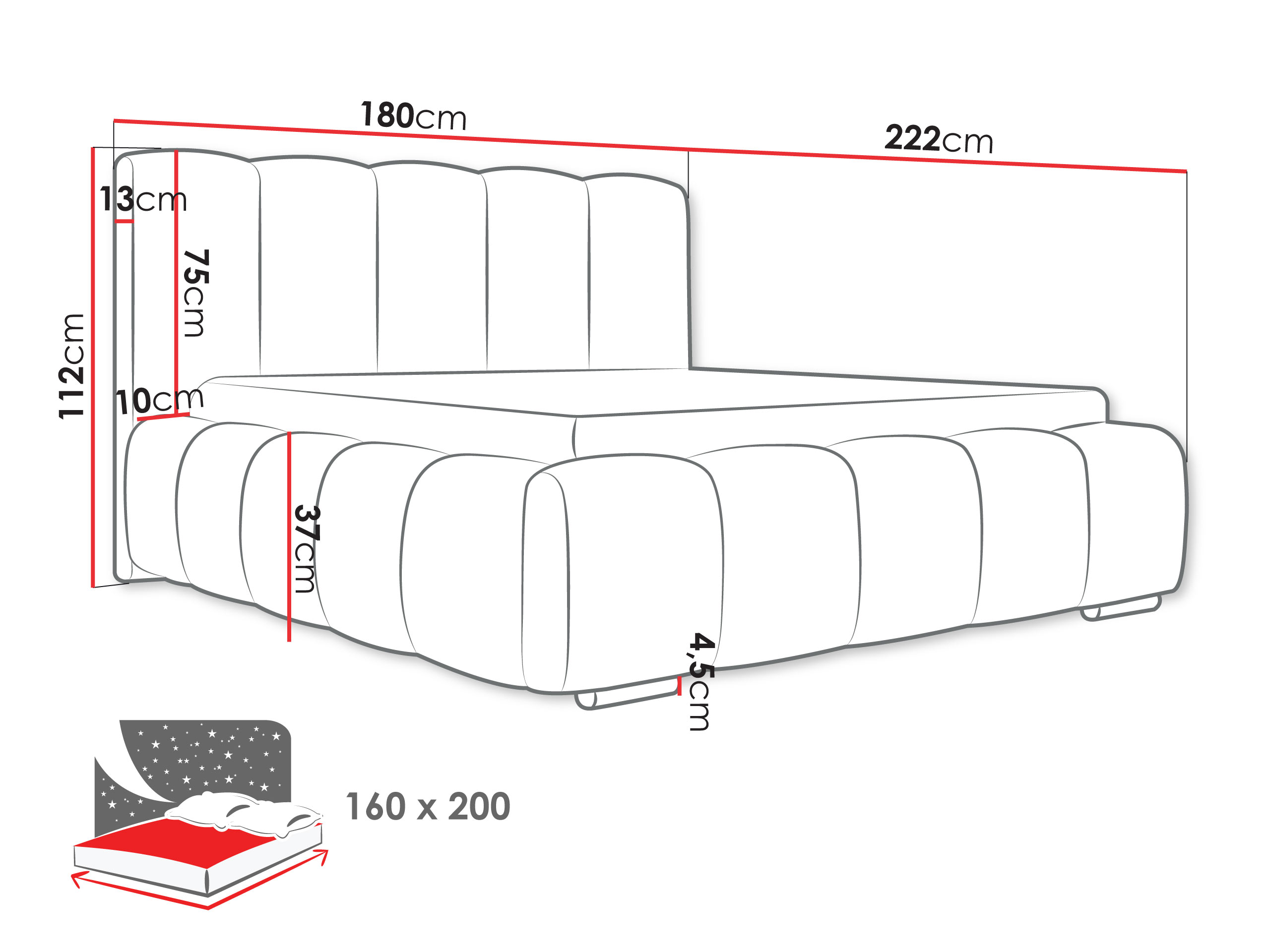 Bed TrendyNest 106 (Abriamo 9)