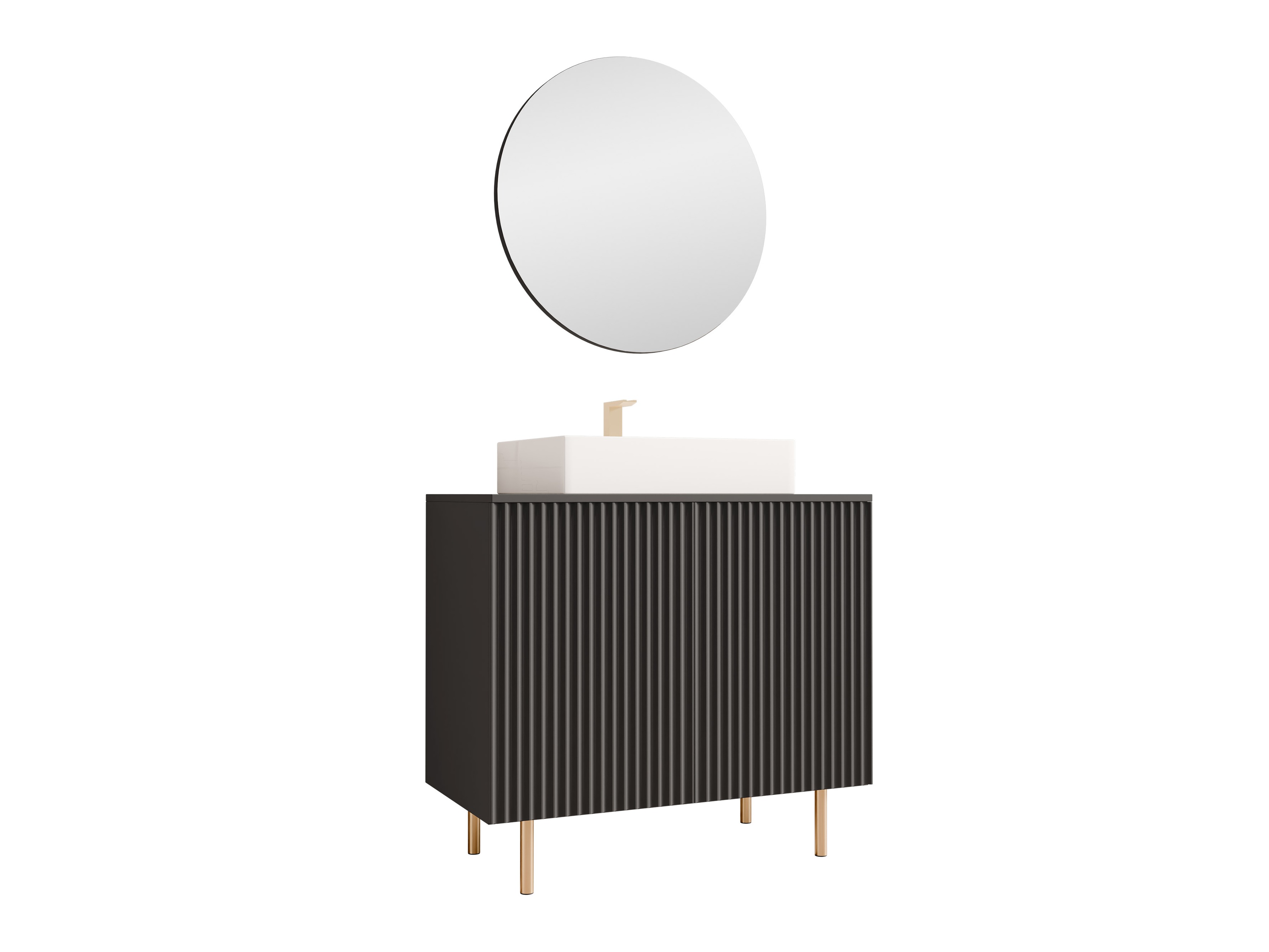 Badkamerset Virdomi 109 (Zwart)