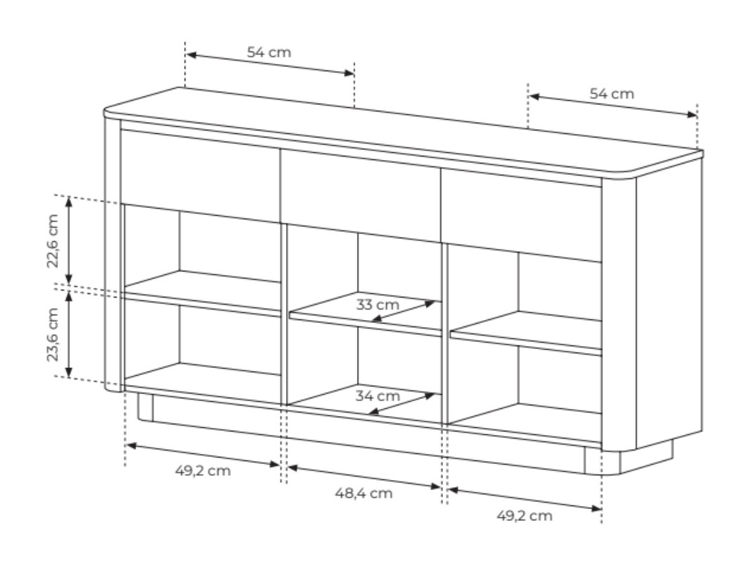 Ladekast Sevdori 102
