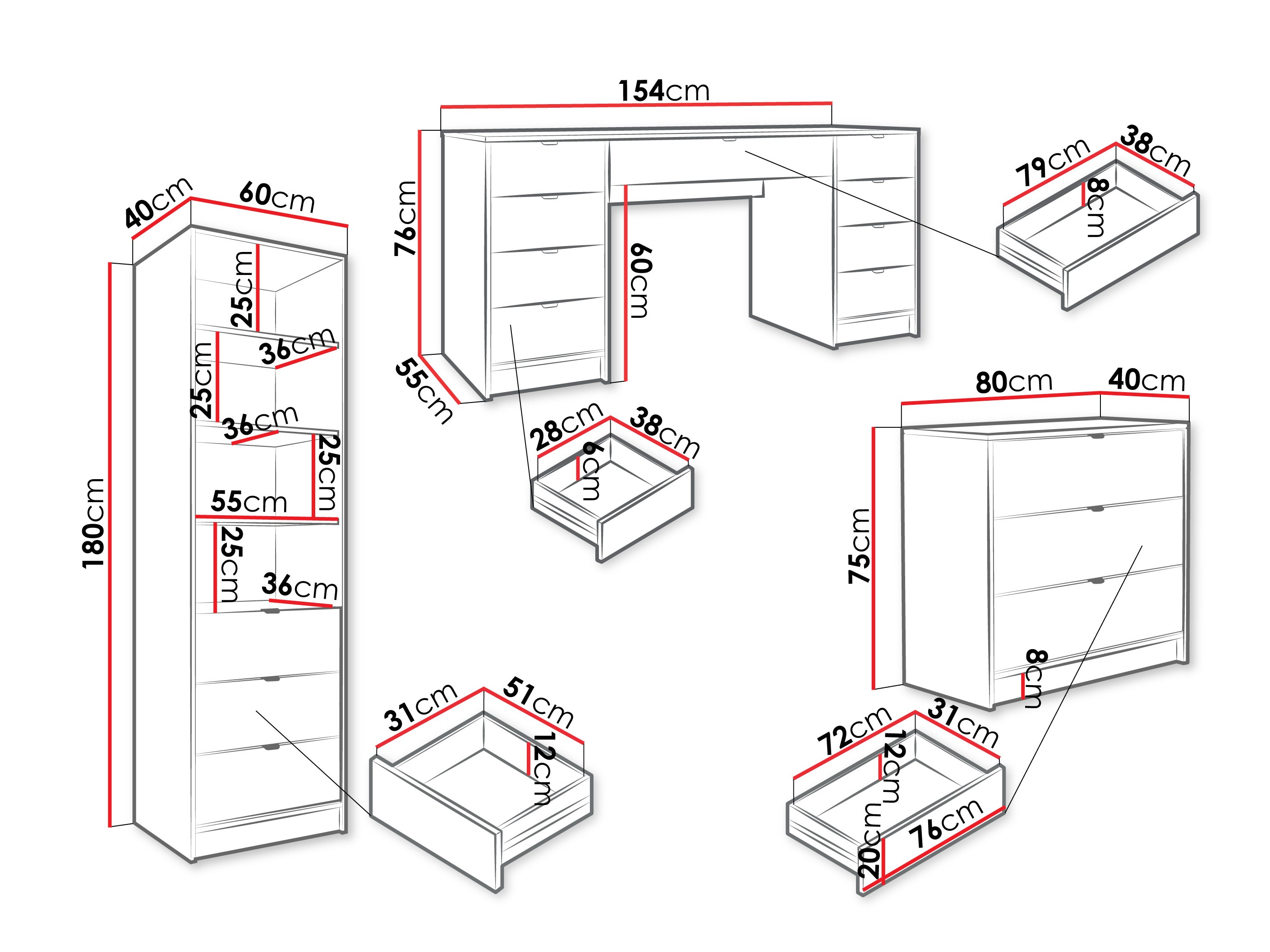 Thuiskantoorset Comfivo Papilio VI (Beige)