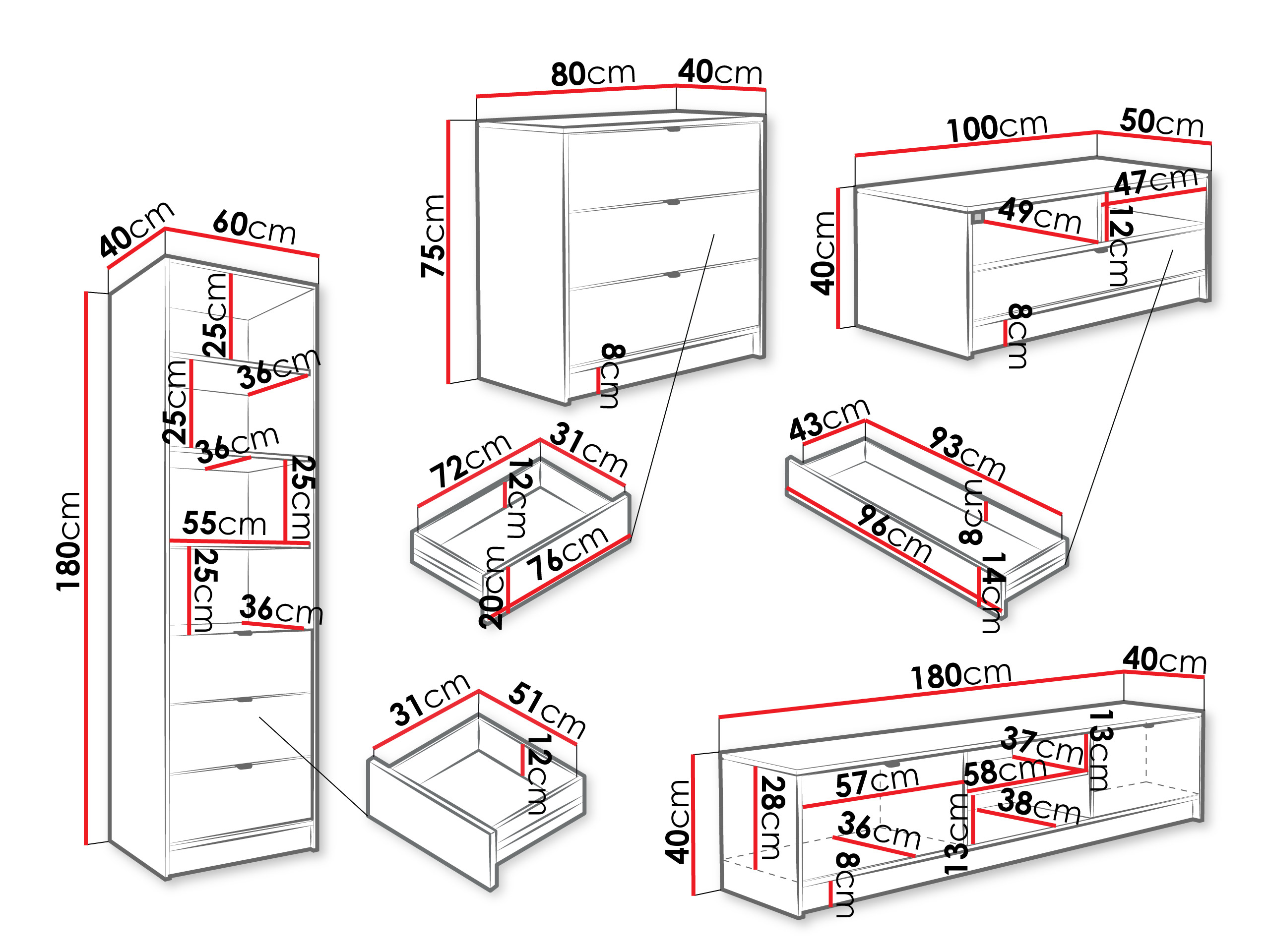 Woonkamerset Comfivo Larmire 118 (Beige)