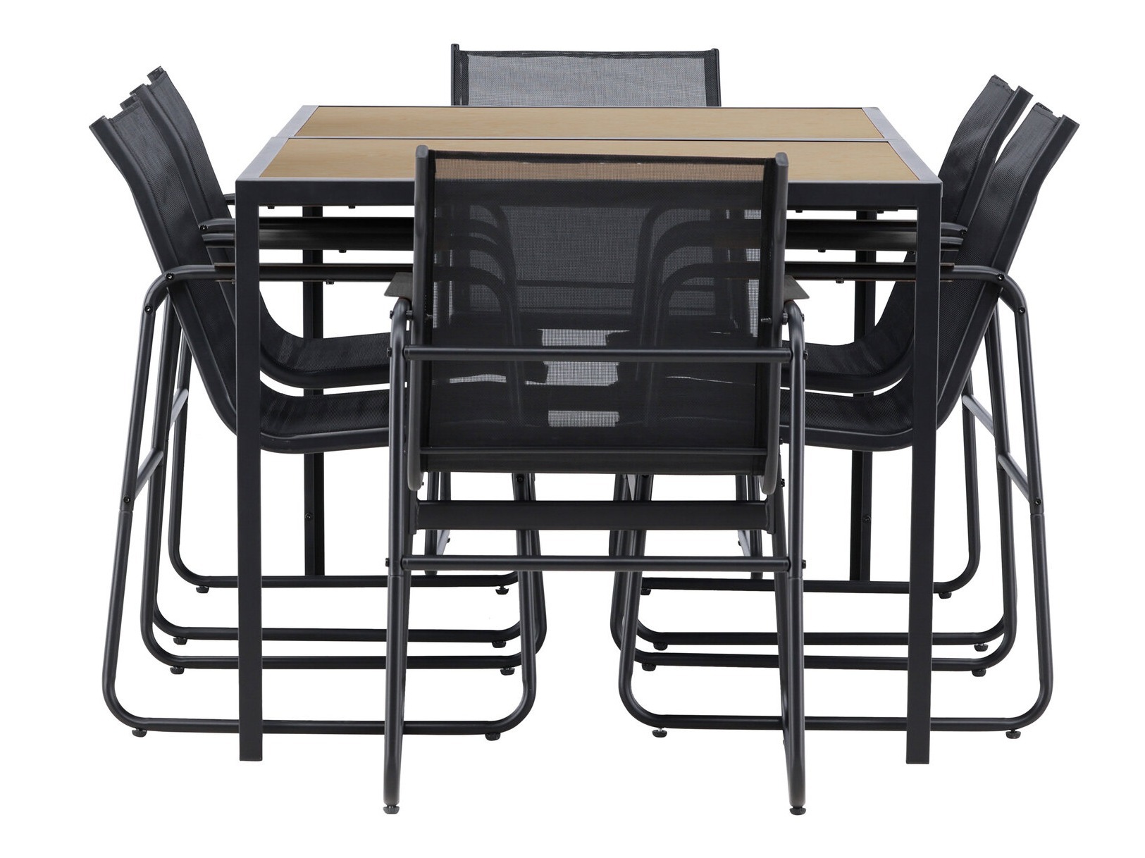 Tafel en stoelen set Dallas 4857
