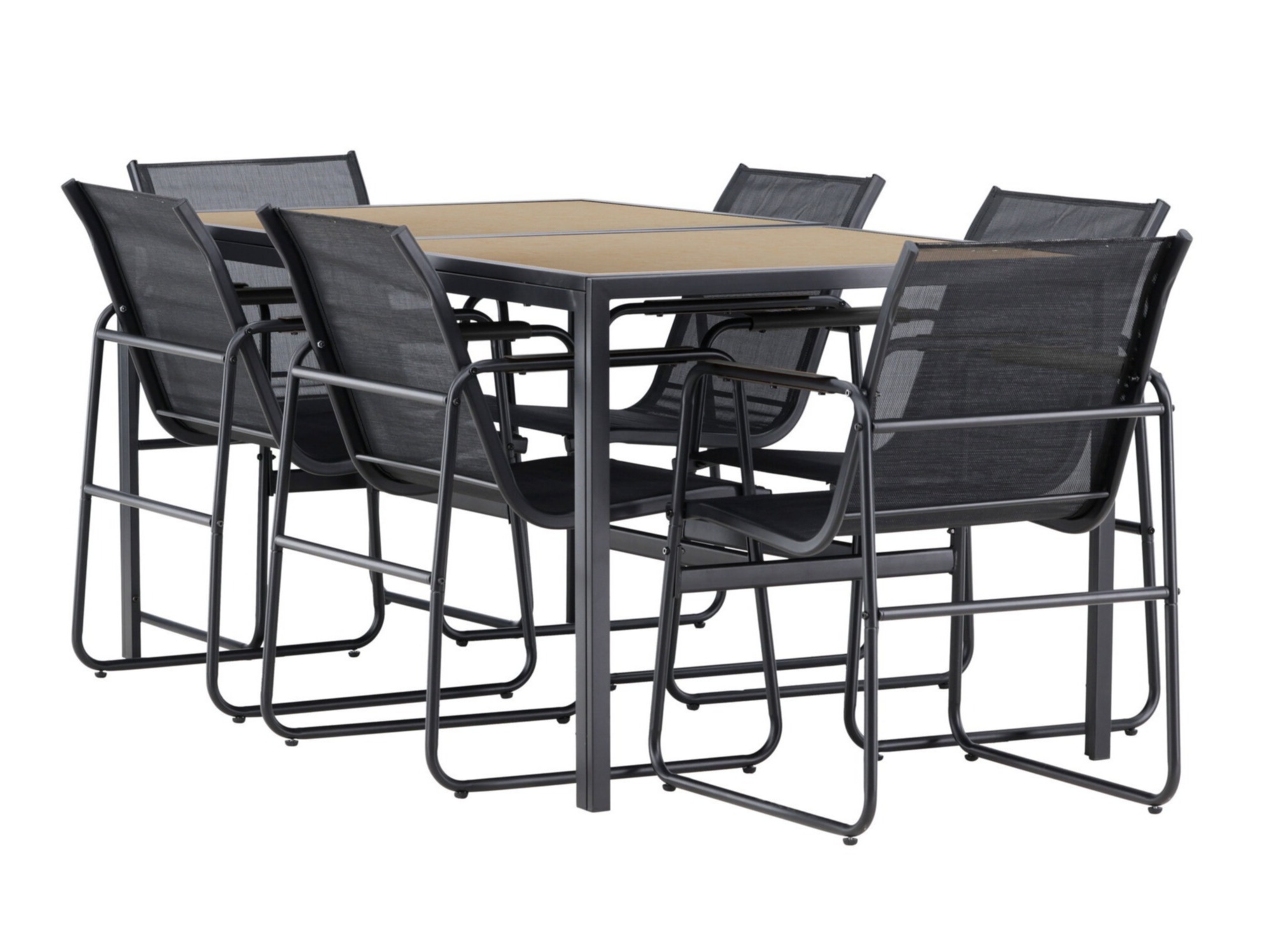 Tafel en stoelen set Dallas 4857