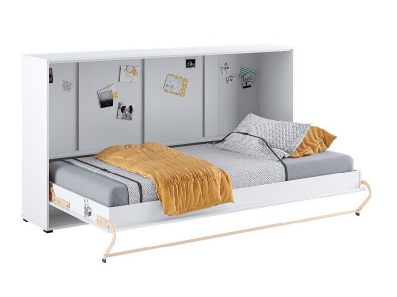 Muurbed Concept Pro Lenart IV (Wit + Glanzend wit)