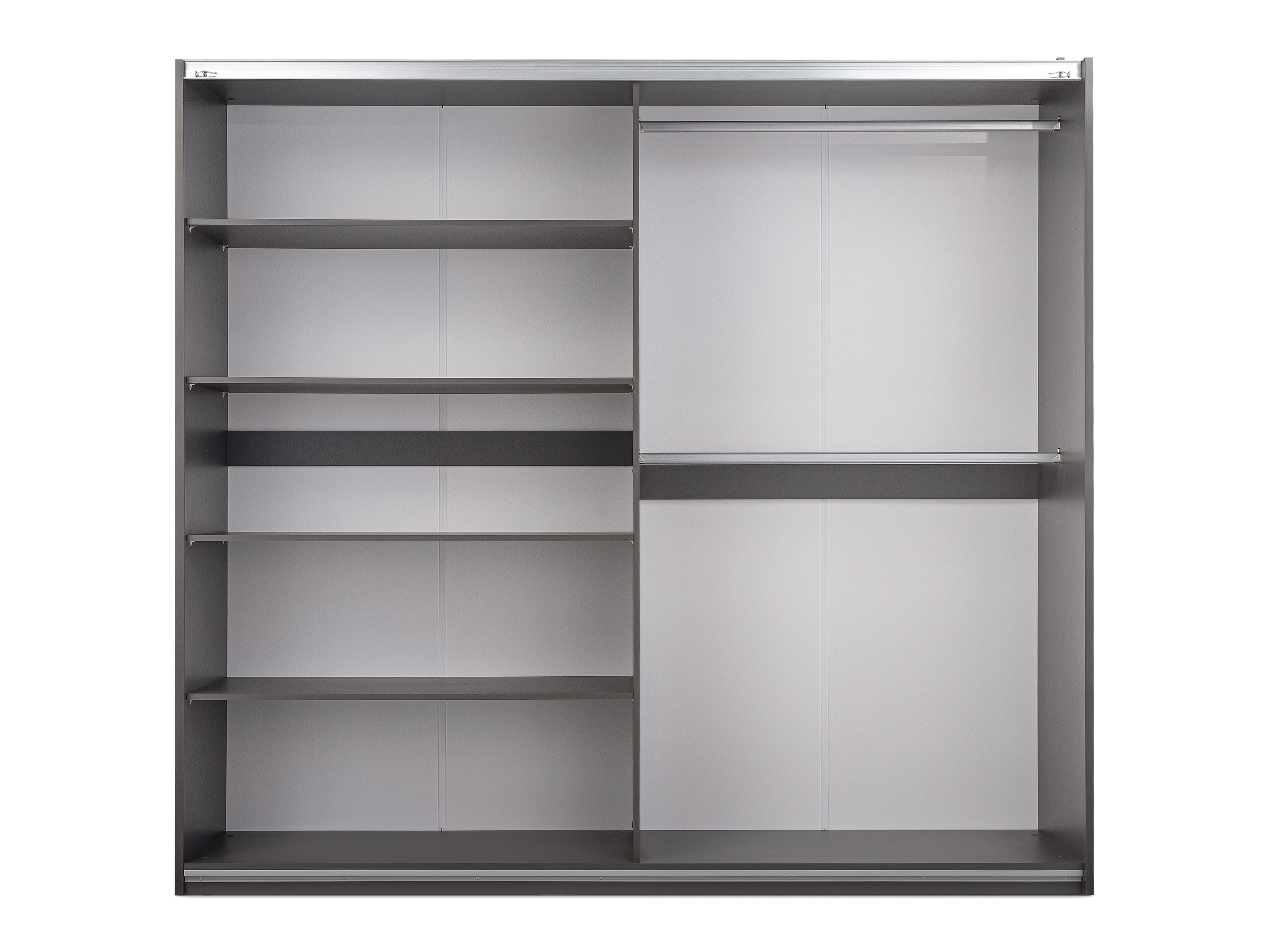 Kledingkast Honolulu 256 (Grafiet)