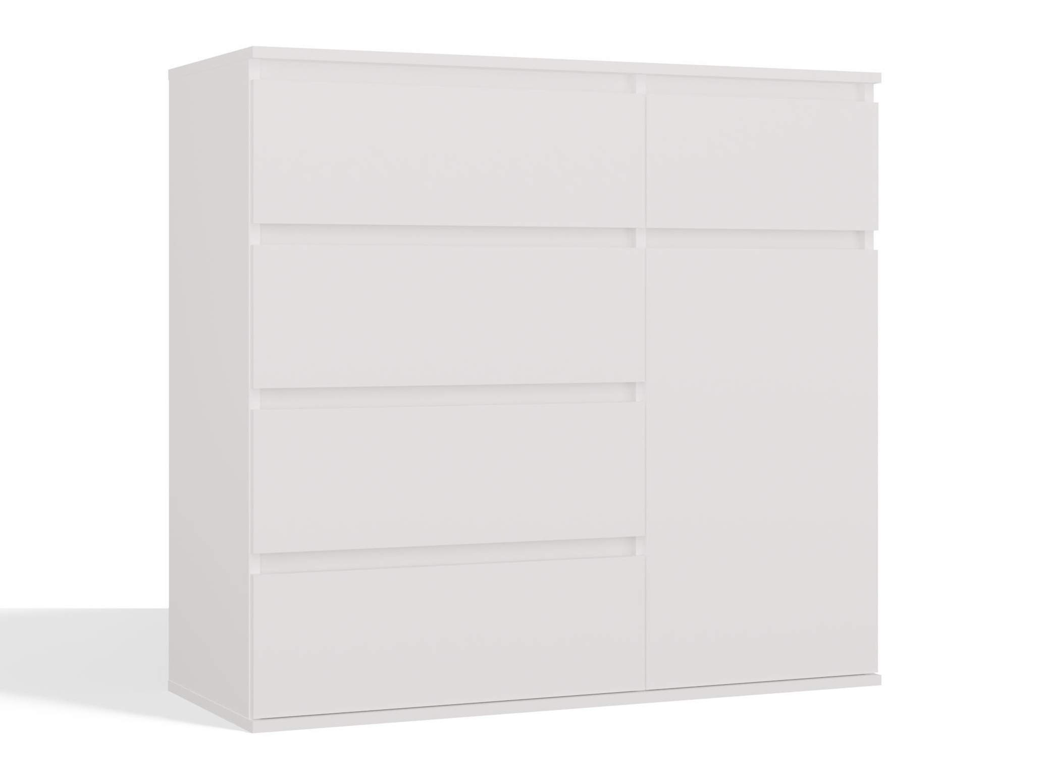 Ladekast Elbvelu 136 (Wit)