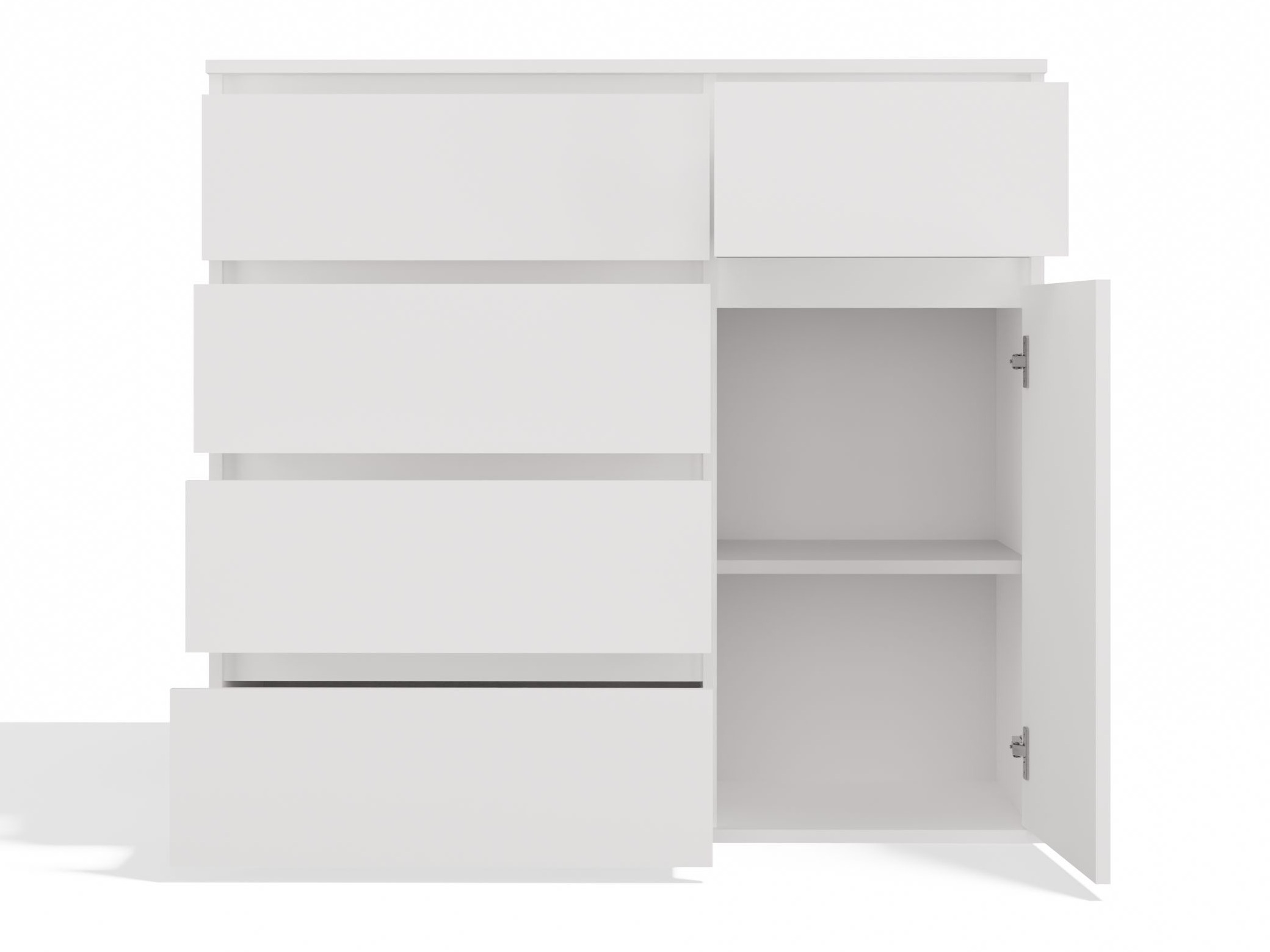 Ladekast Elbvelu 136 (Wit)