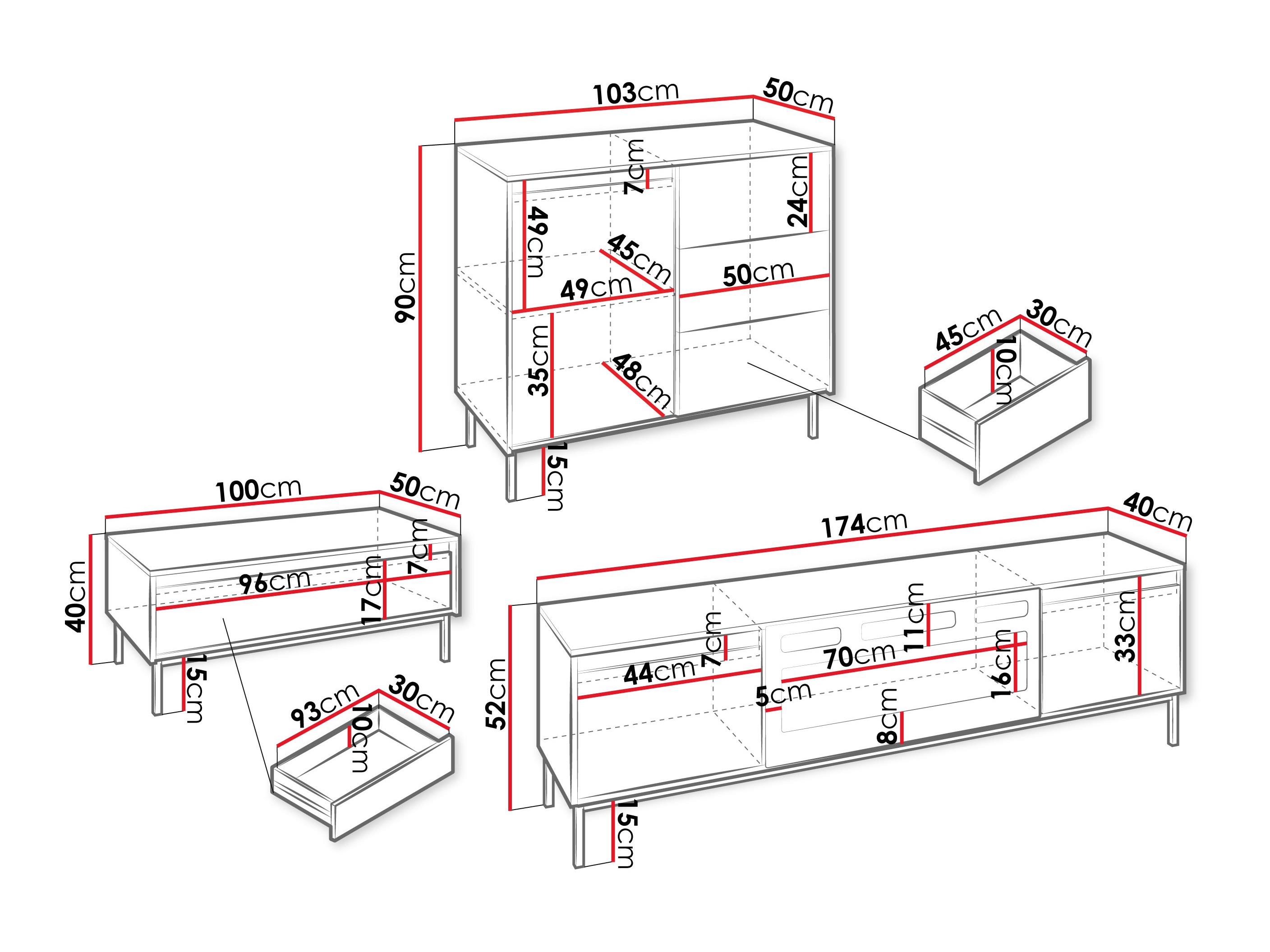 Woonkamerset Comfivo Delruva 110 (Kasjmier)