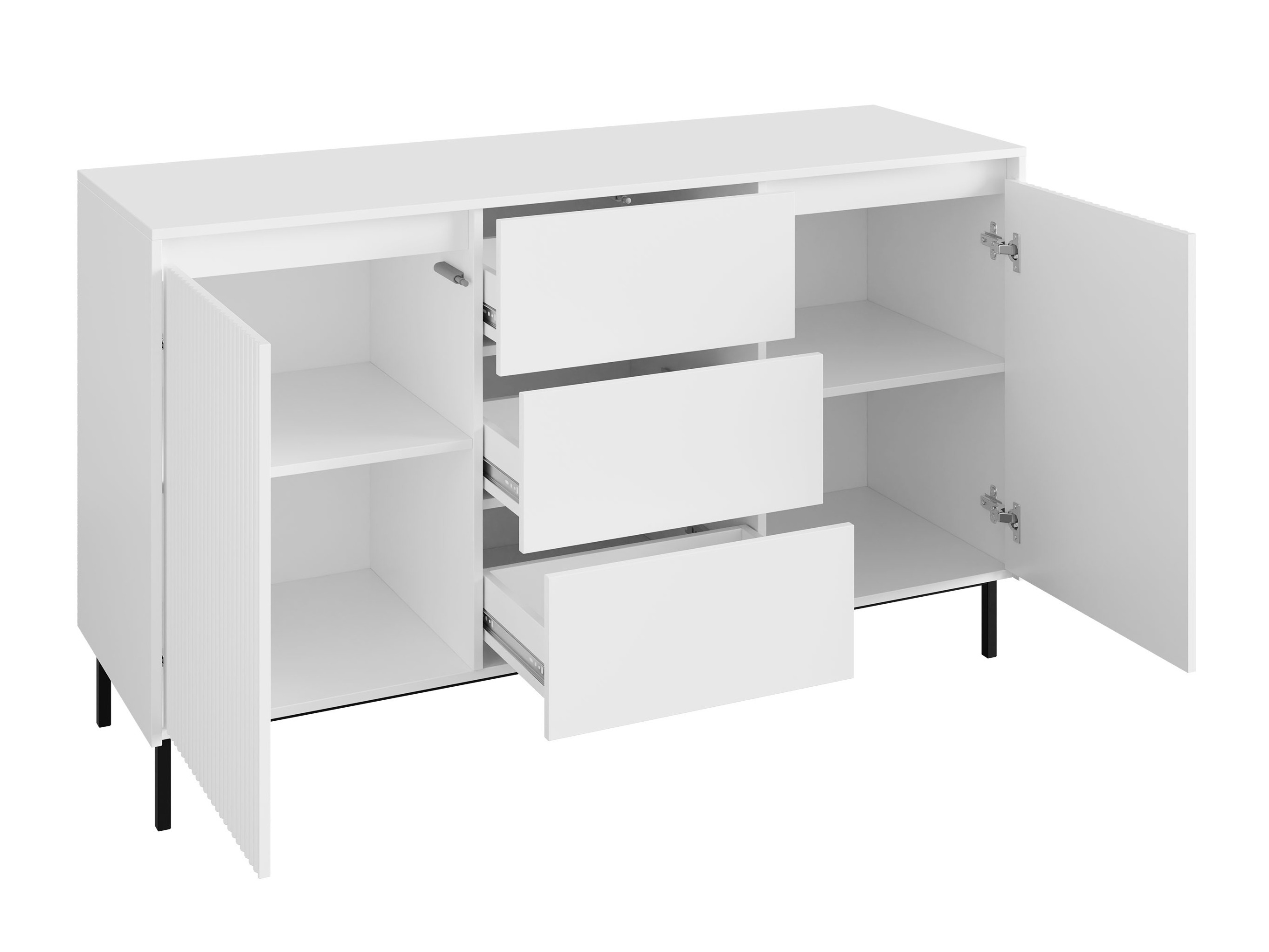 Woonkamerset Comfivo Delruva III (Zwart)