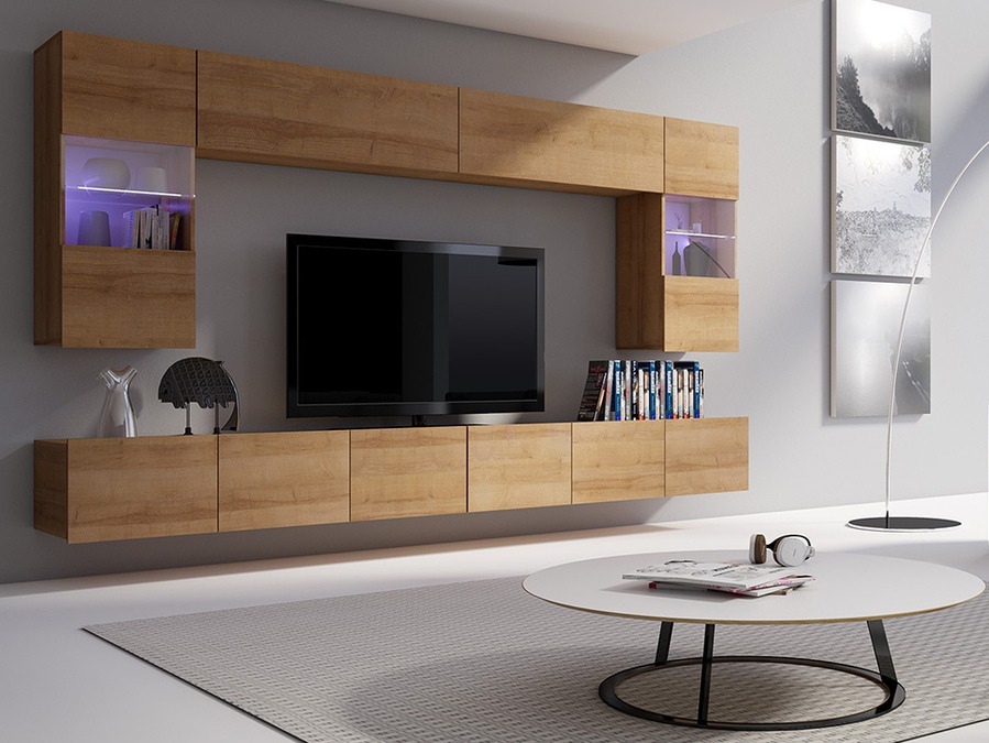 Wandkast Tivdalu 101 (Gouden eik)