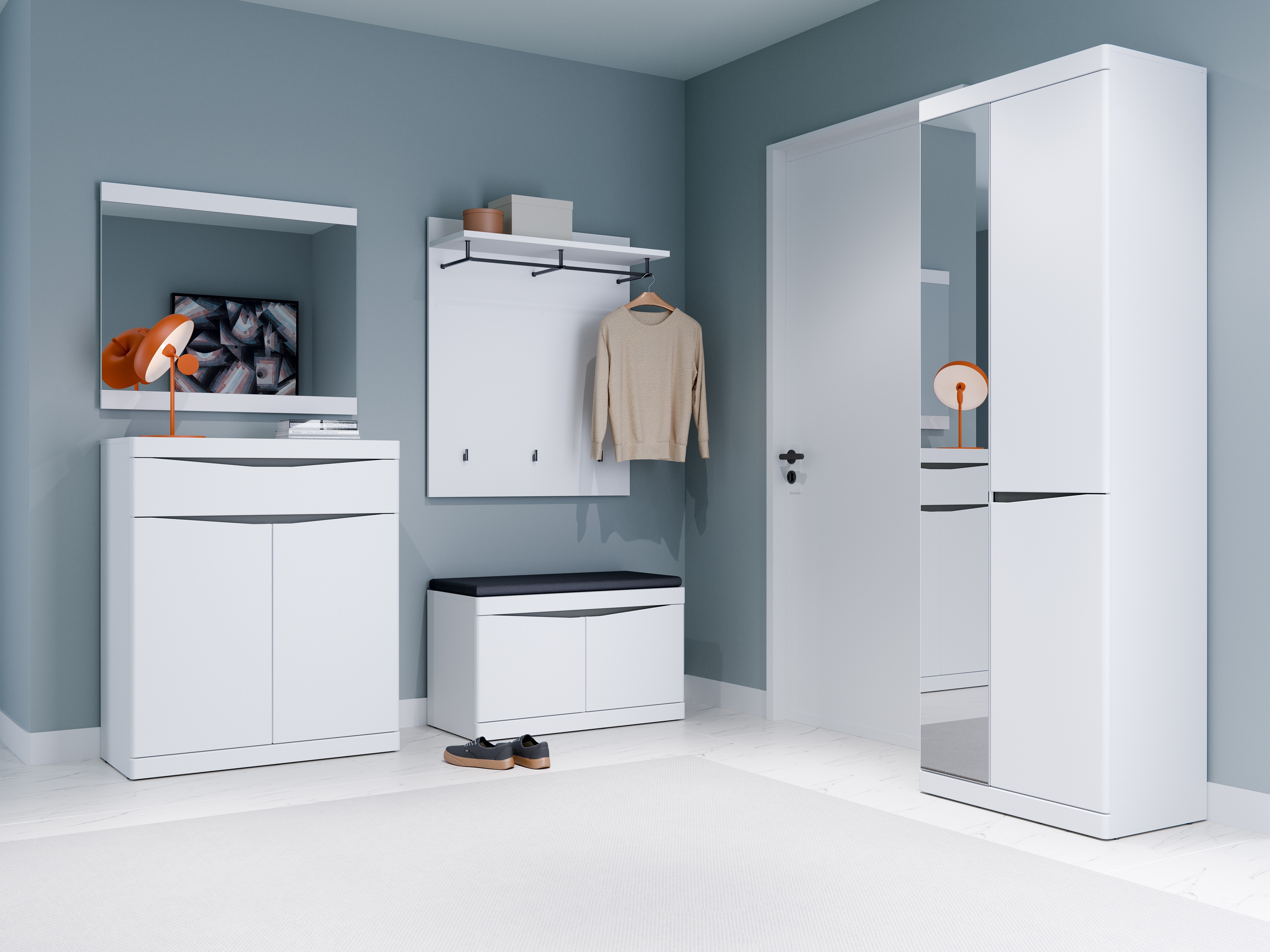 Gangmeubelset Venlori 119 (Wit)