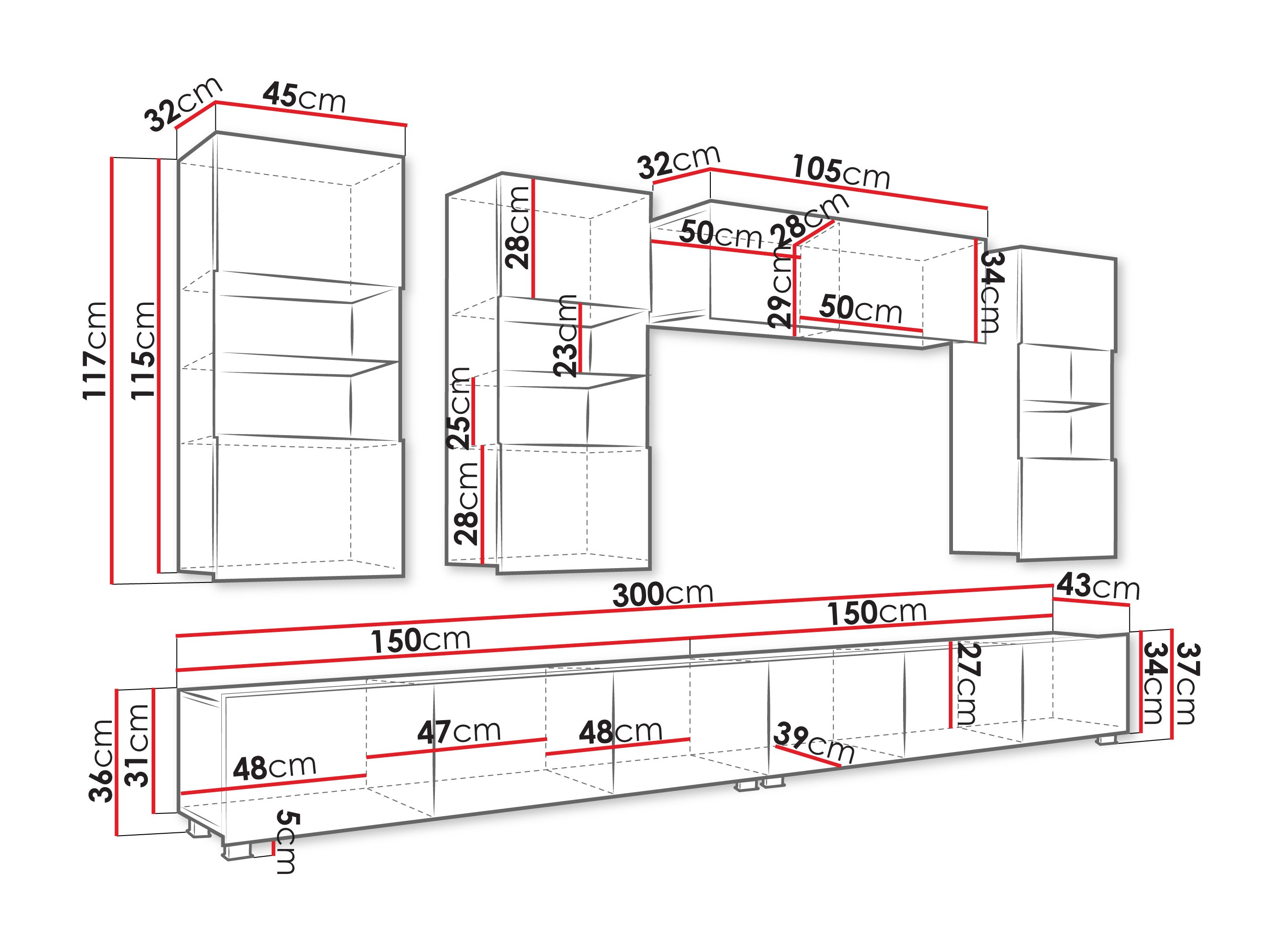 Woonkamerset Tivdalu 109 (Kasjmier)