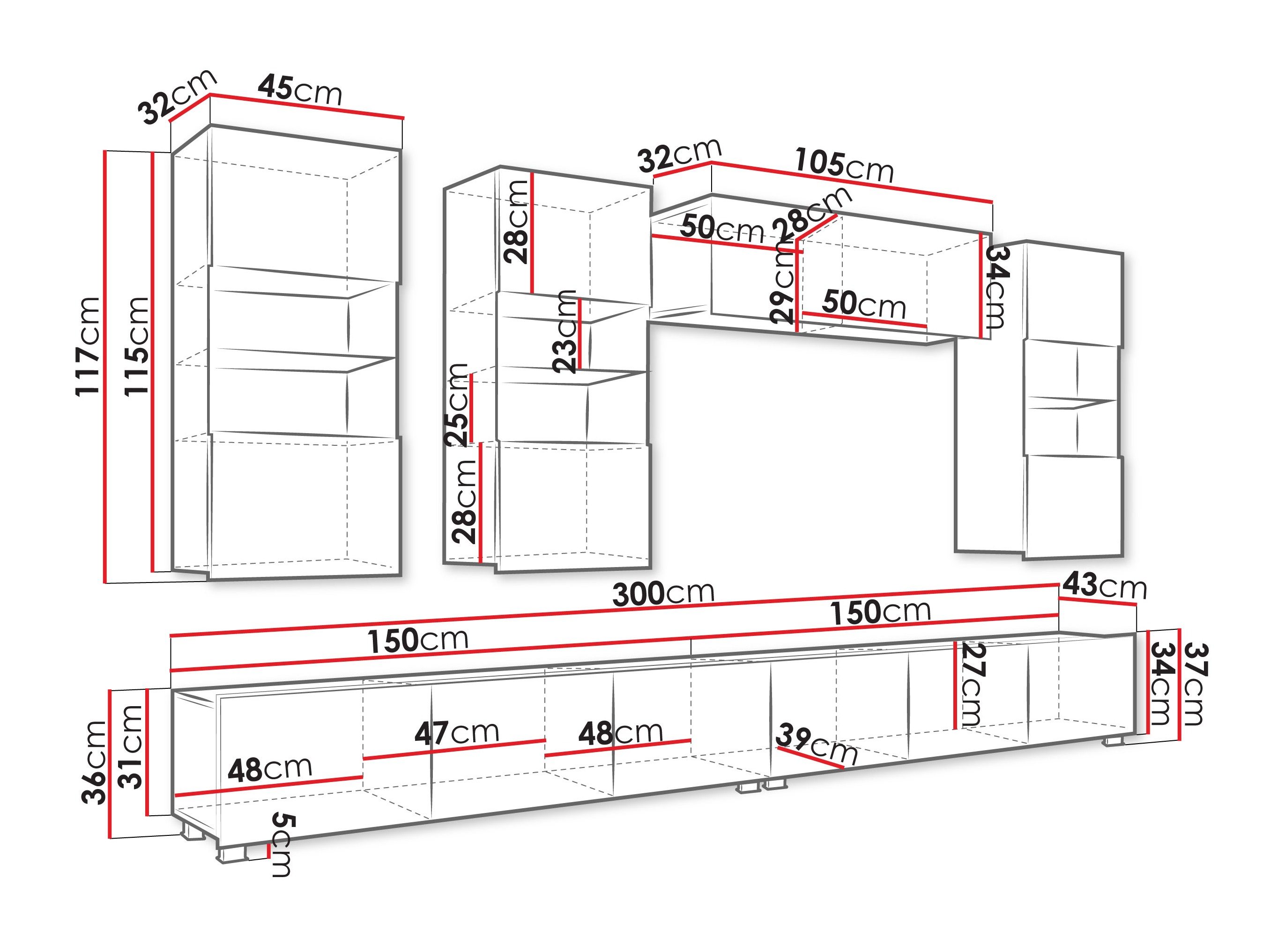 Woonkamerset Tivdalu 109 (Kasjmier)