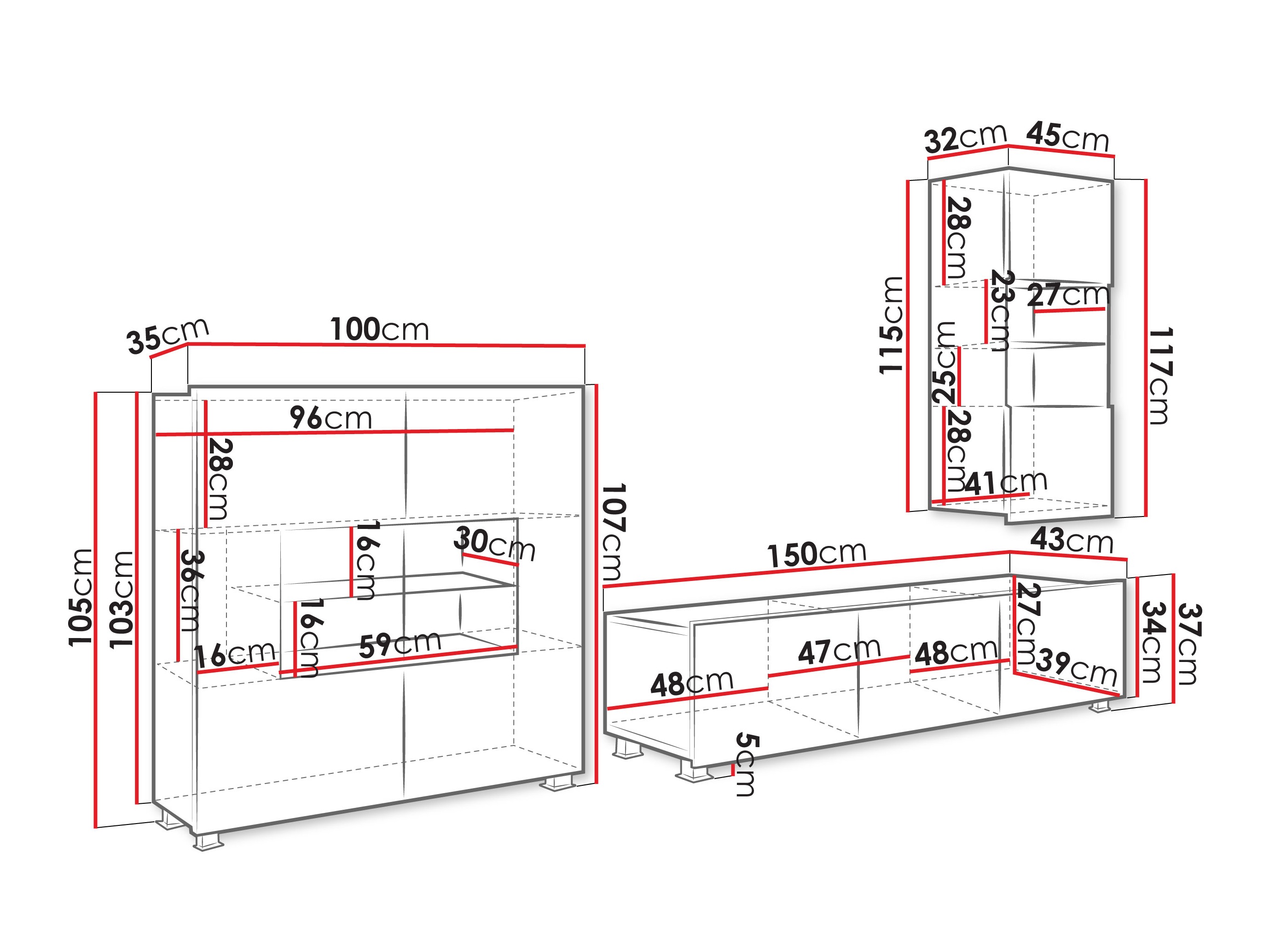 Woonkamerset Tivdalu 111 (Kasjmier)