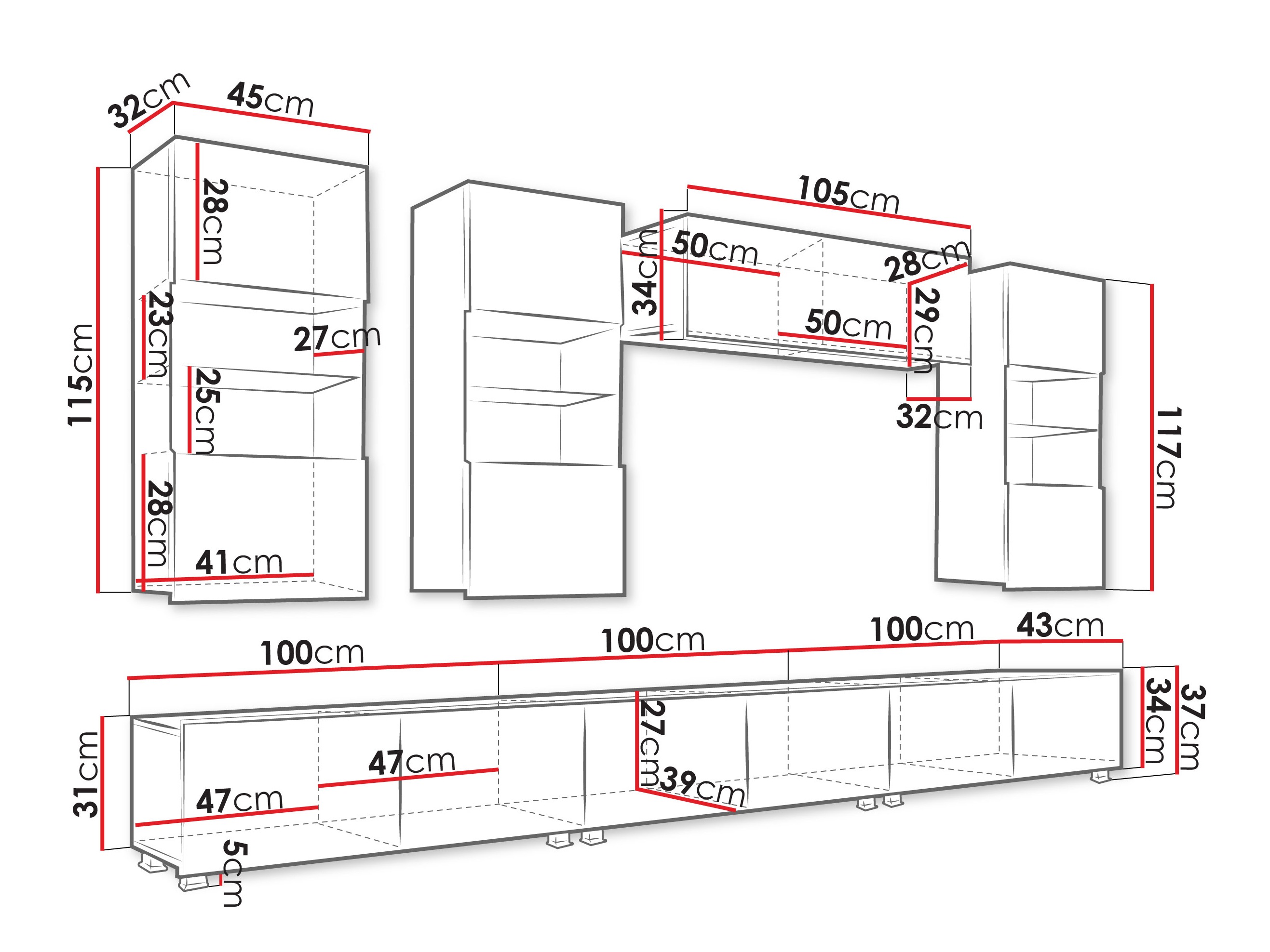 Woonkamerset Tivdalu 121 (Kasjmier)