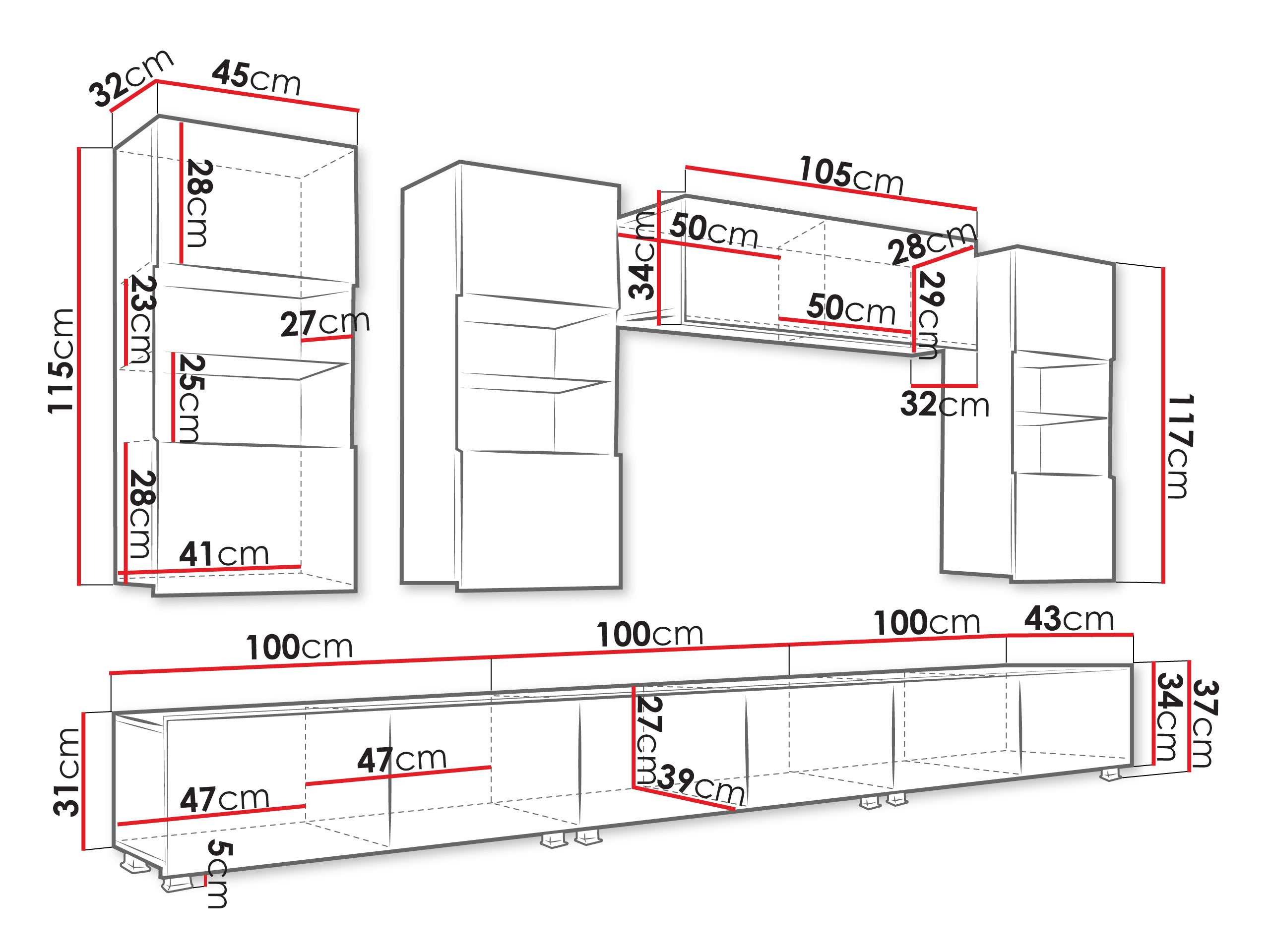 Woonkamerset Tivdalu 121 (Kasjmier)
