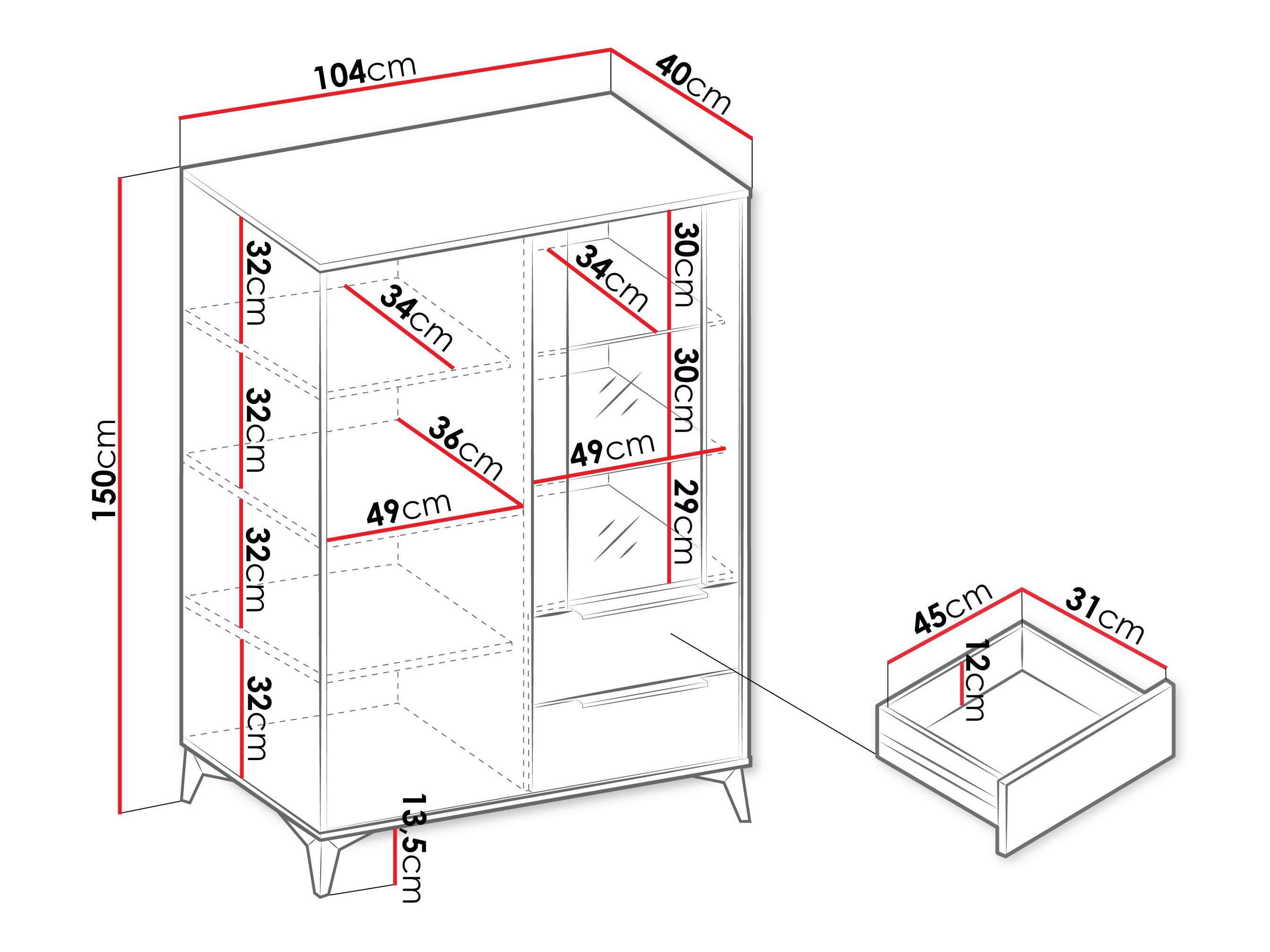 Boekenkast Comfivo Citrus II