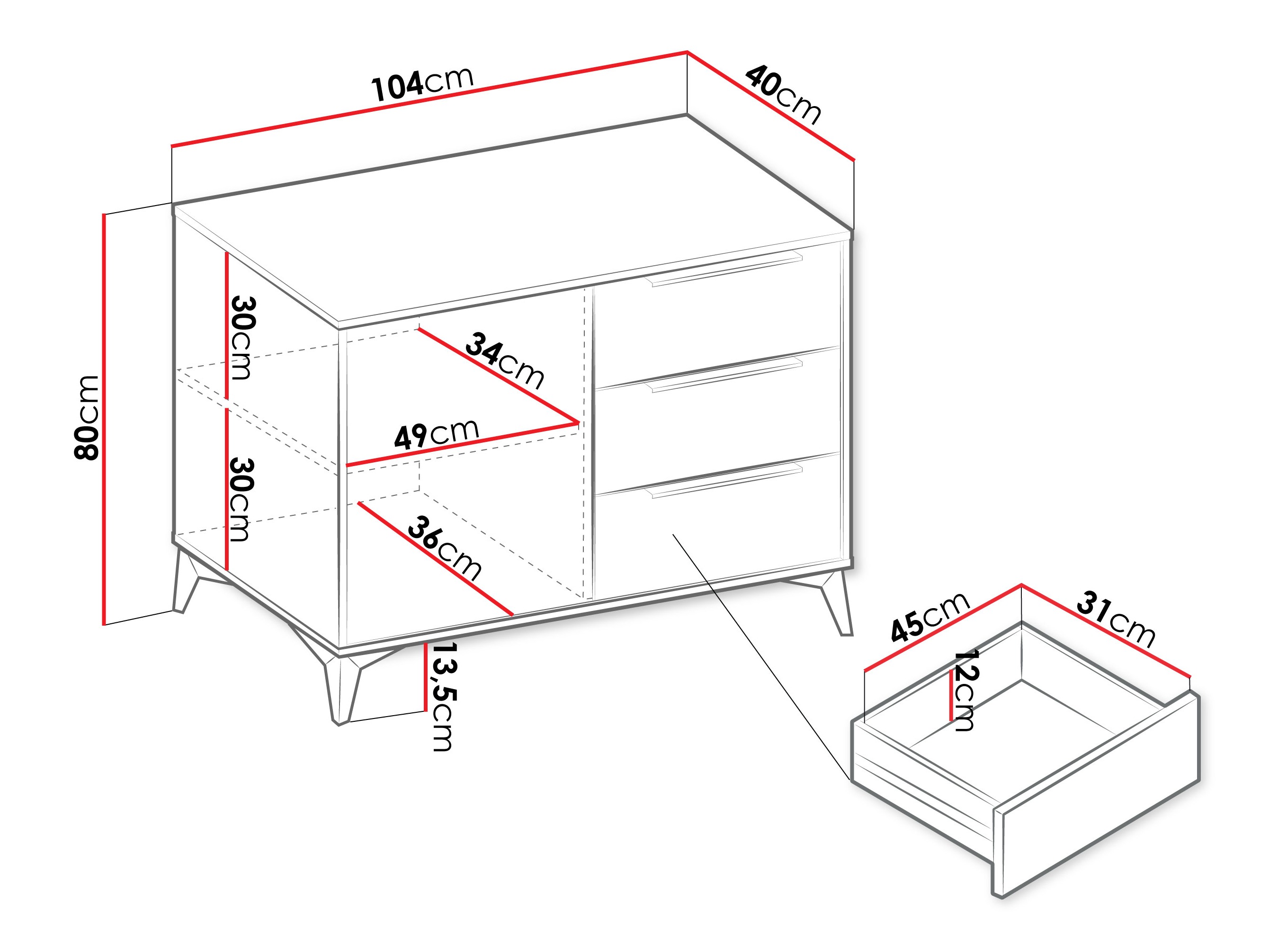 Ladekast Comfivo Camlue 112