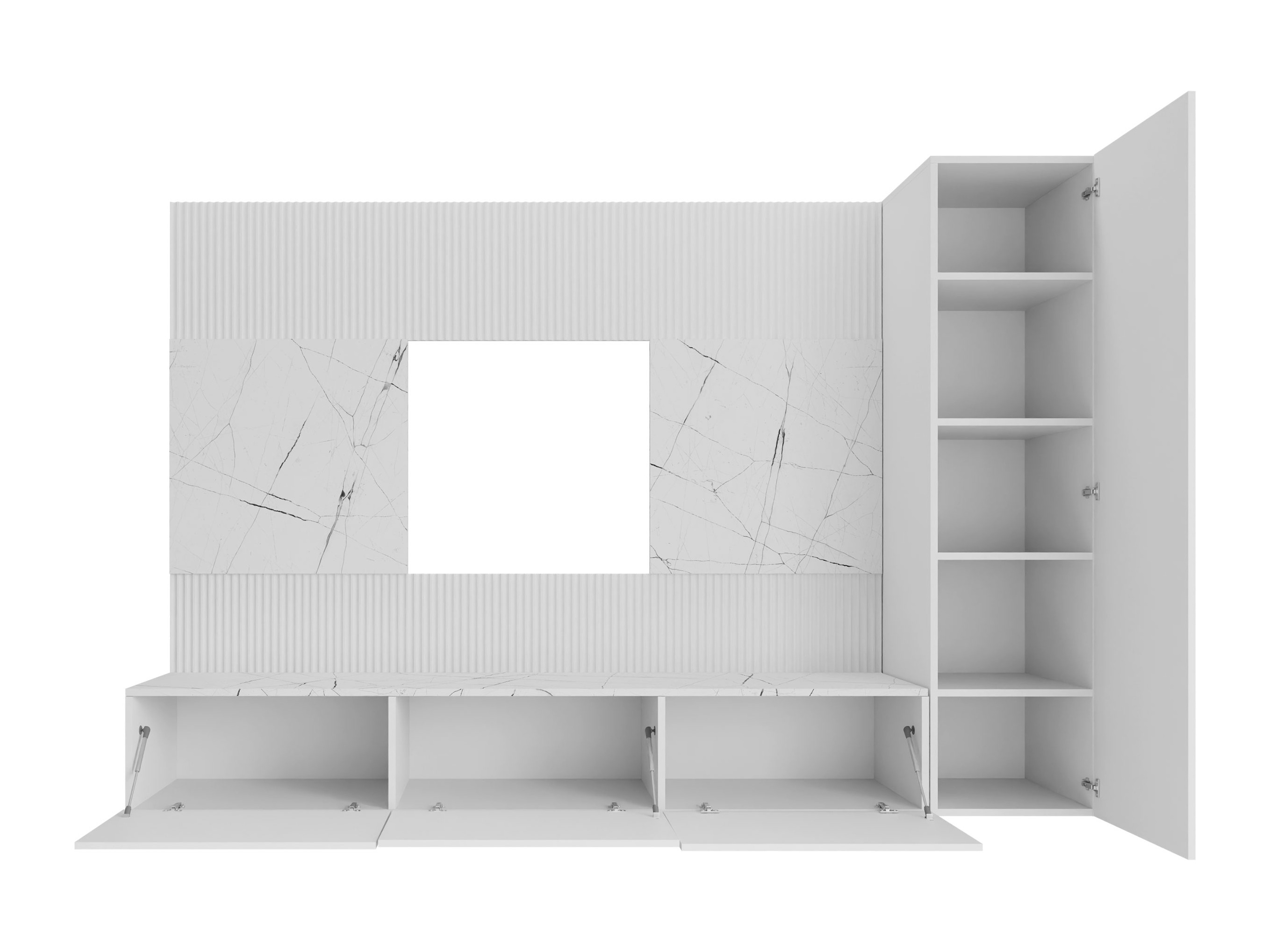 Woonkamerset Comfivo 452 (Beige + Eiken)