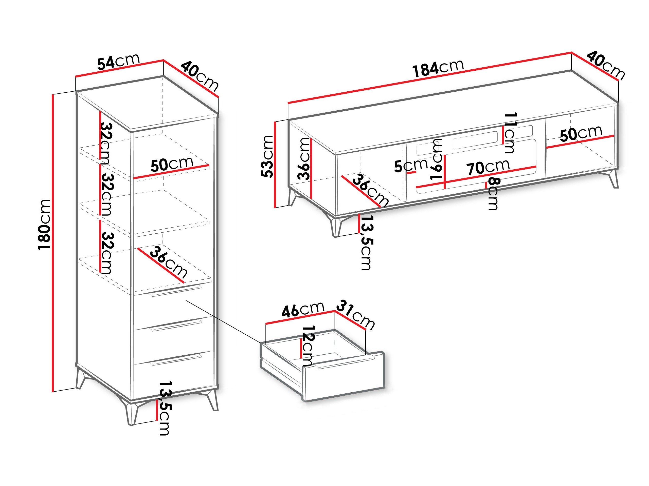Woonkamerset Comfivo Camlue 113
