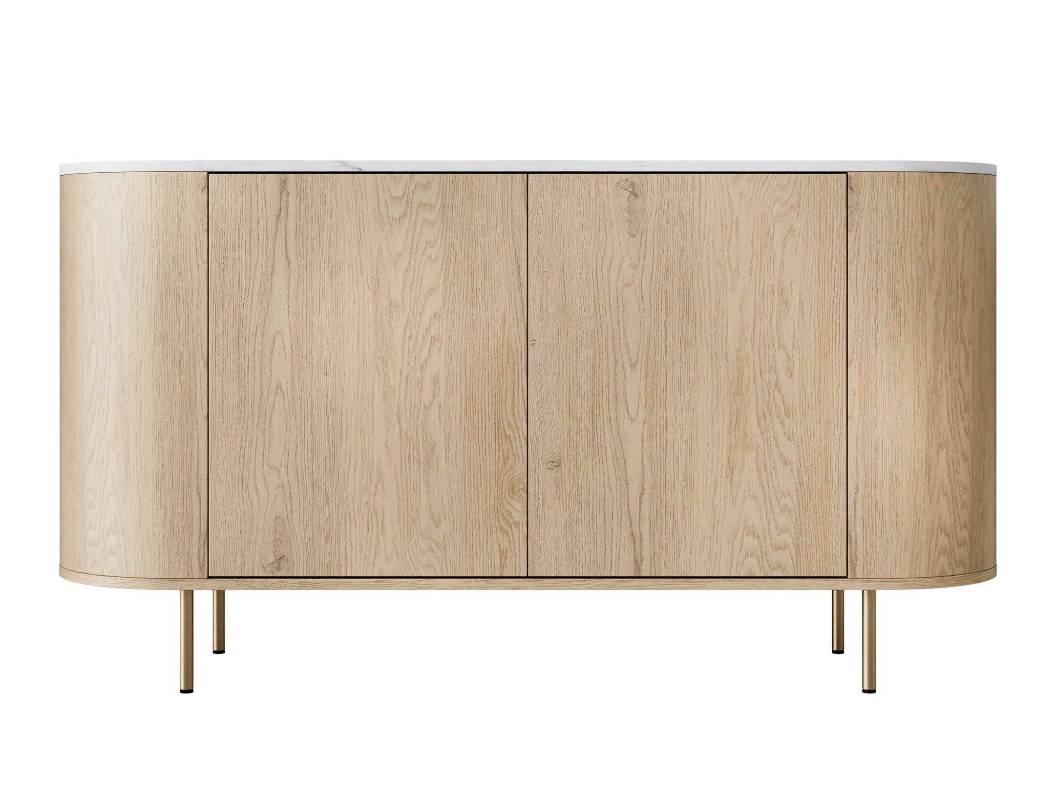 Dressoir Comfivo Livtena 100 (Wit marmer + Gouden)