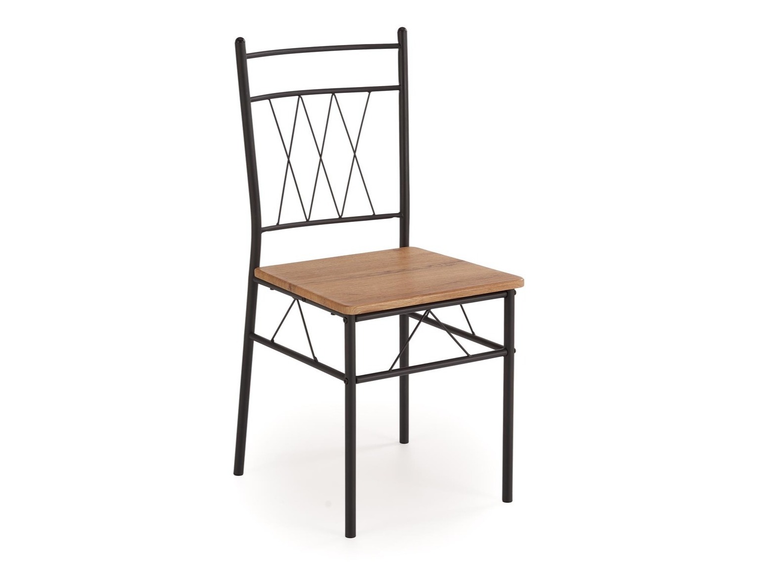 Eetkamerset Houston 1251 (Eiken + Zwart)