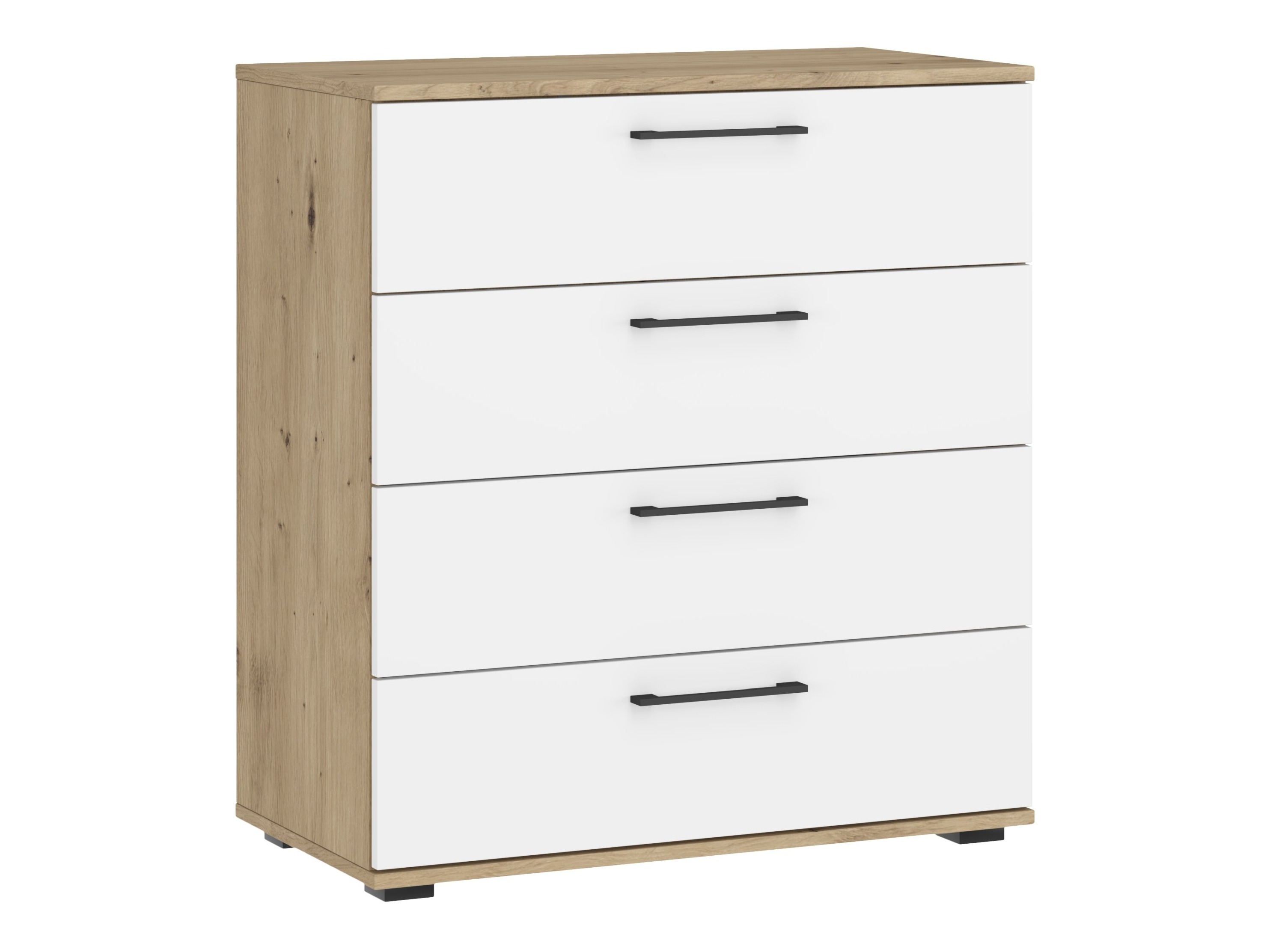 Ladekast Houston 1976 (Wit + Artisan eiken)