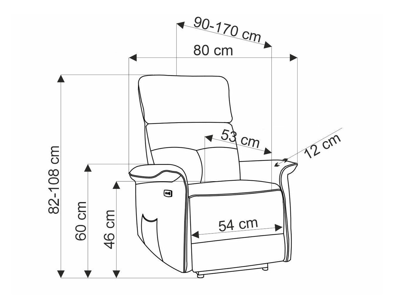Relaxfauteuil Houston 1979 (Beige)