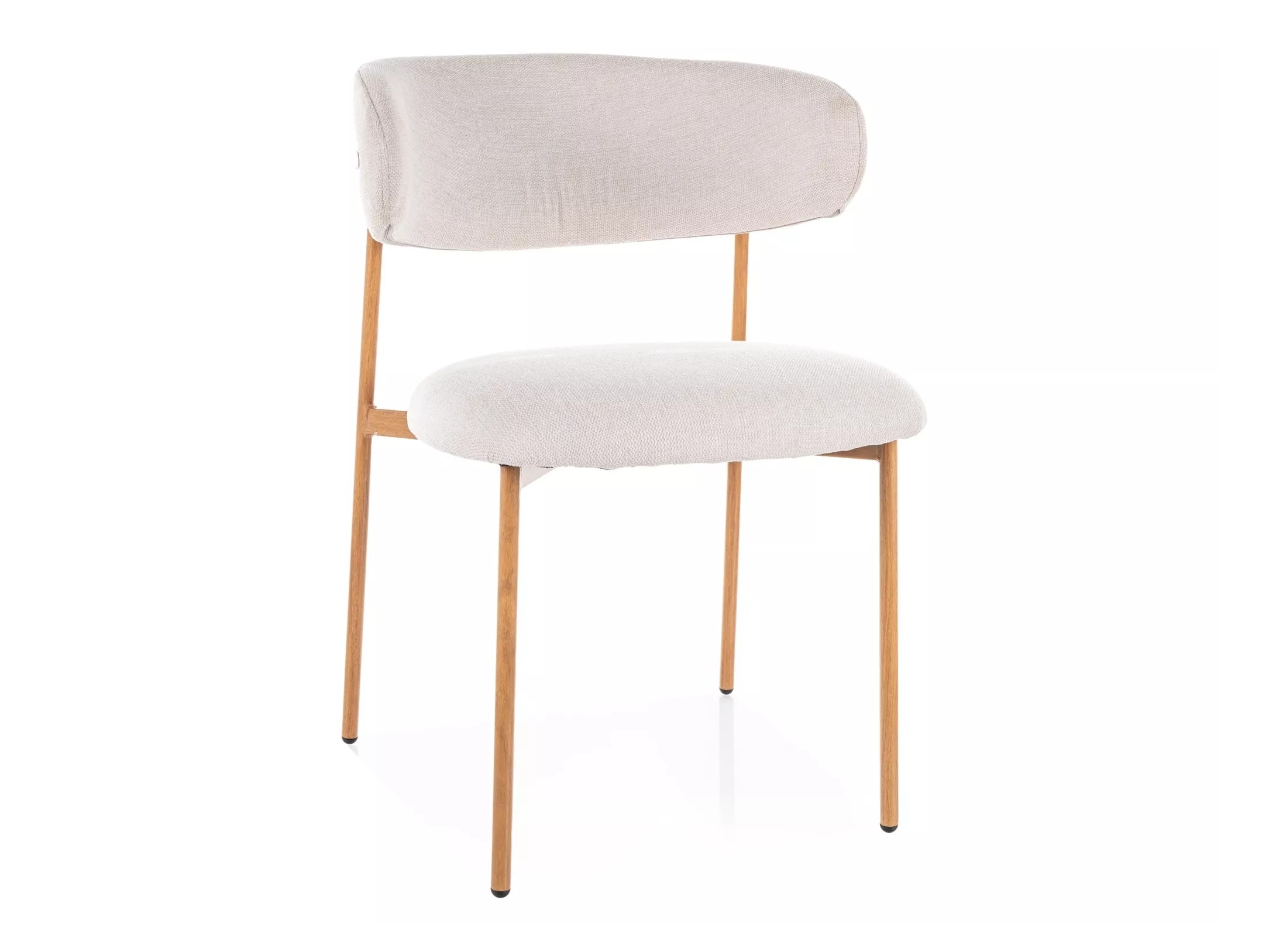 Stoel Detroit 802 (Licht beige + Eiken)