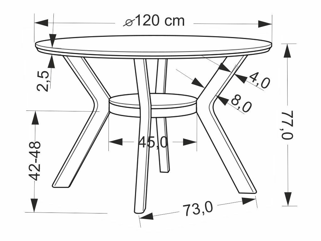 Eetkamerset Houston 1985