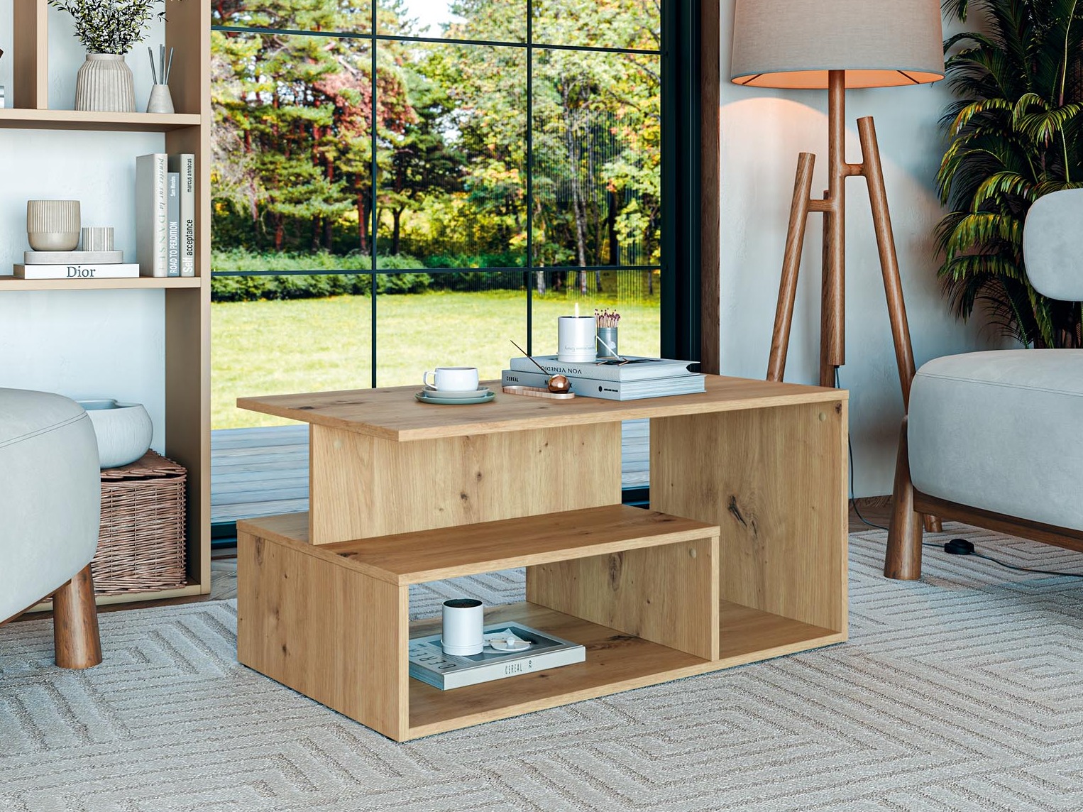 Salontafel Houston 1991 (Artisan eiken)